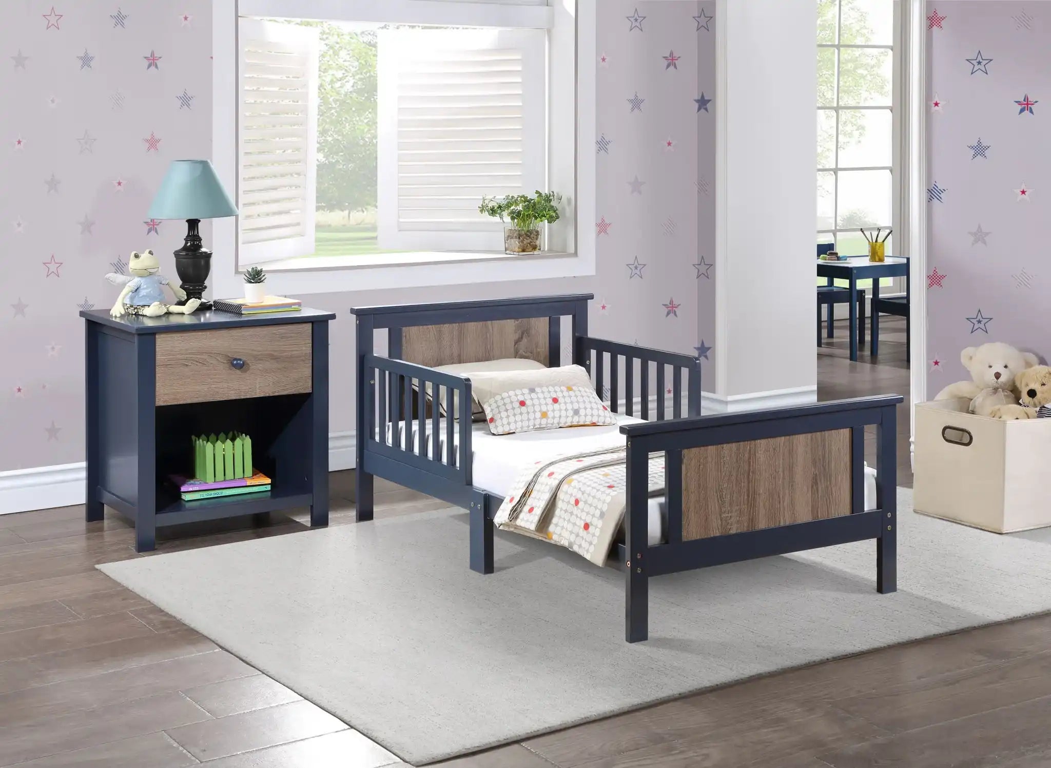 Connelly - Reversible Panel Toddler Bed - Best Buy Furniture