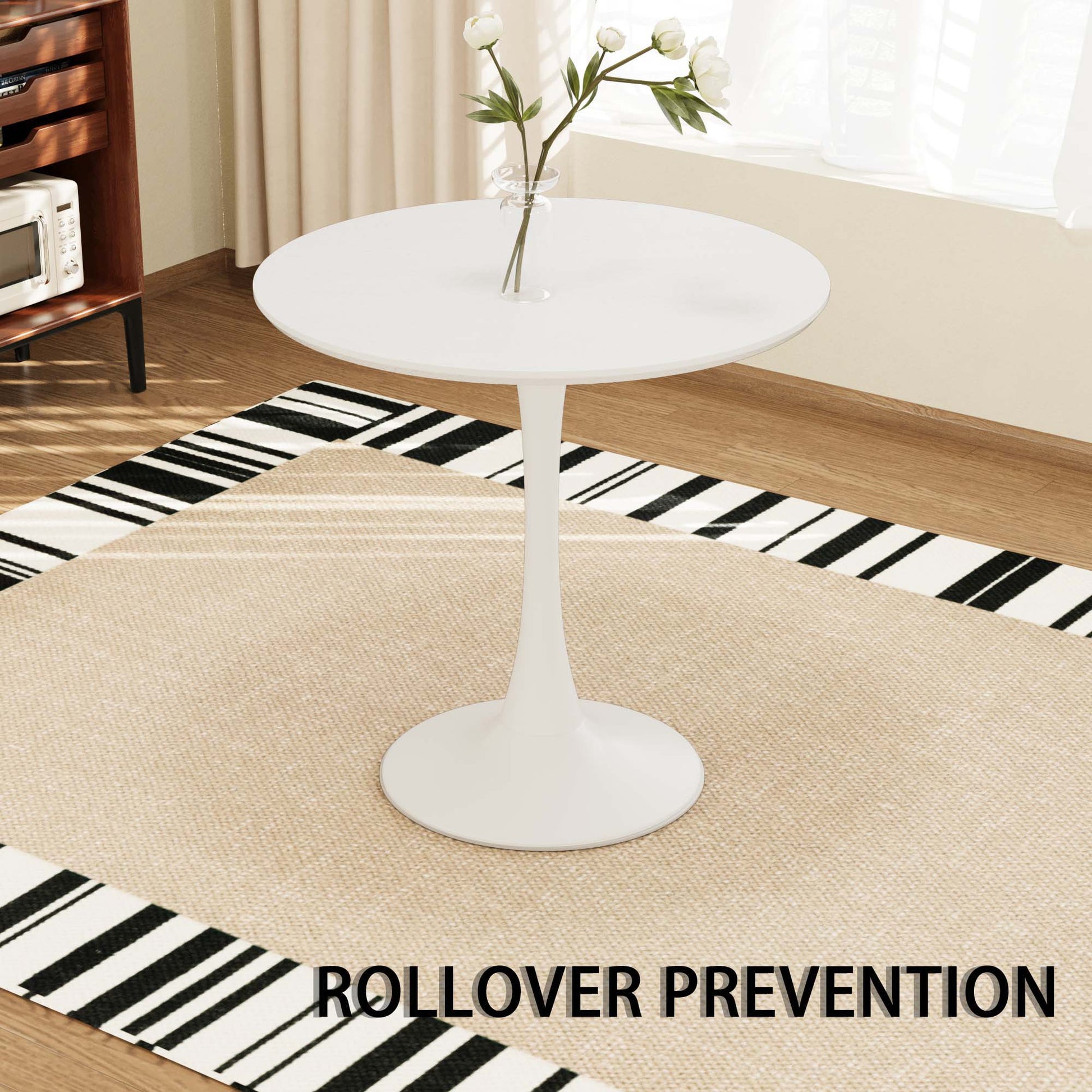 Round Dining Table Set With Tulip Design And 2 Chairs - Best Buy Furniture