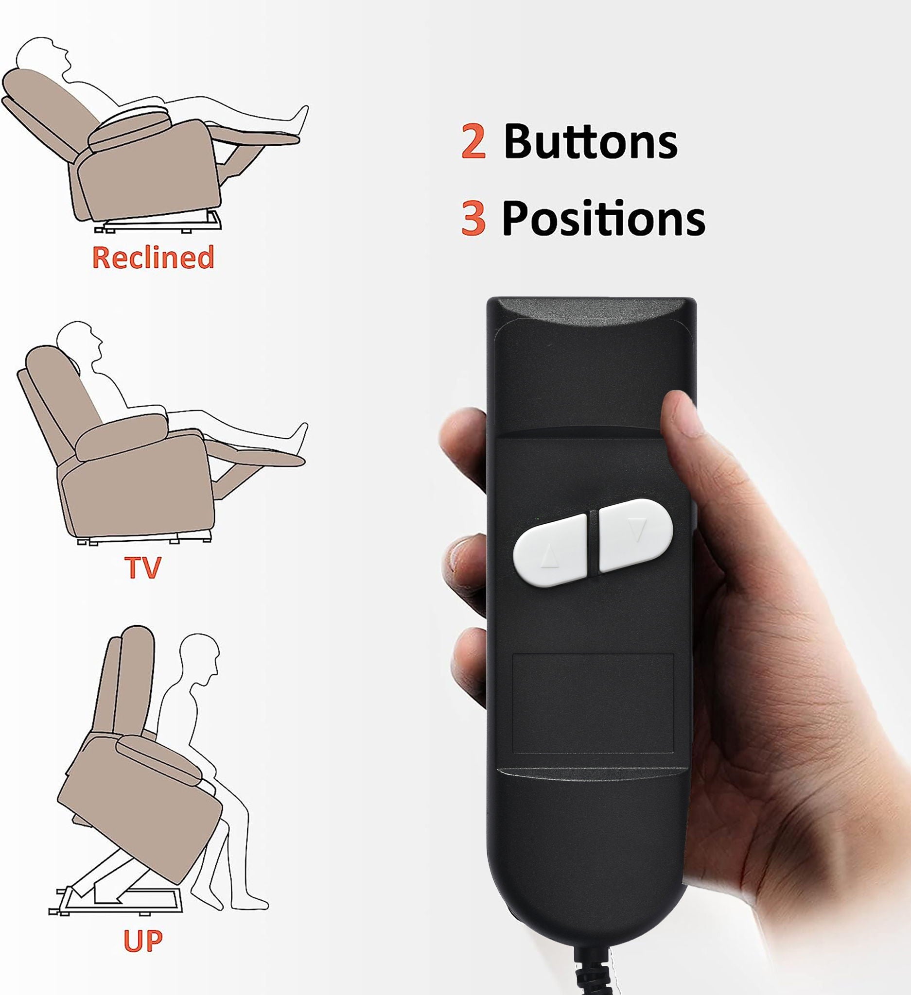 Lift Chair Recliner For Elderly Power Remote Control Recliner Sofa Relax Soft Chair Anti-Skid Australia Cashmere Fabric Furniture Living Room - Best Buy Furniture