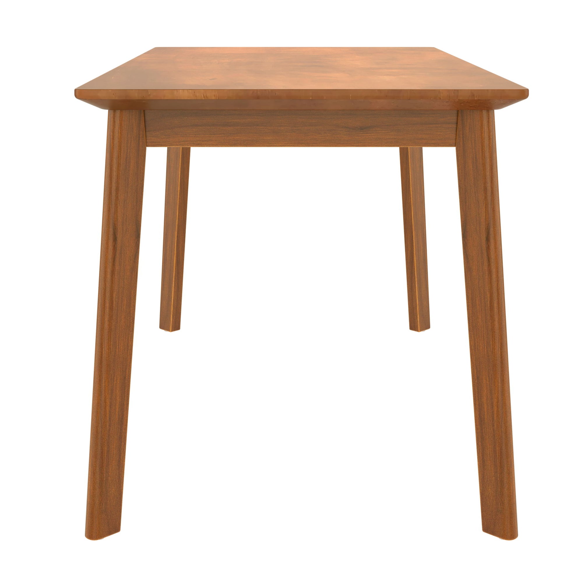 5 Pieces Rectangle Wooden Dining Table Set, Mid Century Modern Kitchen Table And 4 Upholstered Chairs For Home, Saving Space - Brown / Gray - Best Buy Furniture