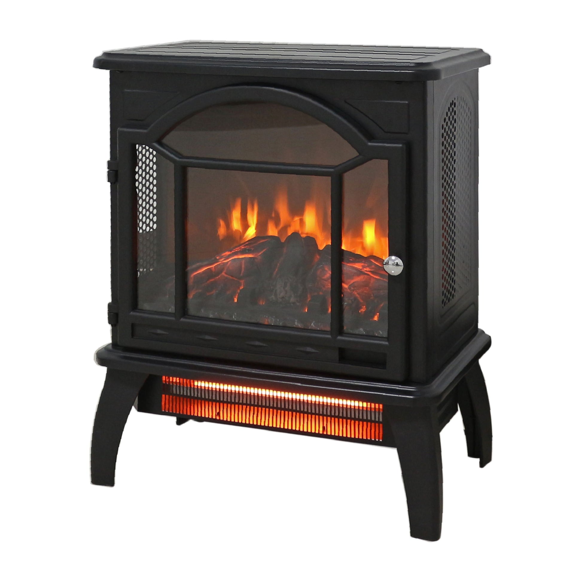 3D Flame Electric Infrared Quartz Fireplace Stove With Remote Control - Best Buy Furniture