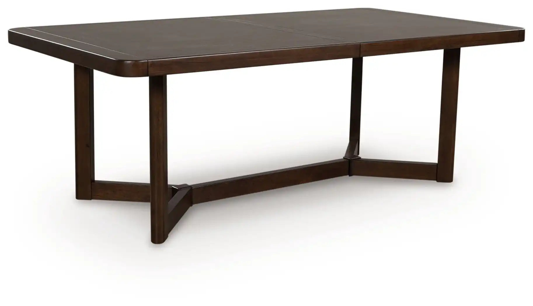 Dilenno - Rectangular Dining Room Extension Table - Dark Brown - Best Buy Furniture