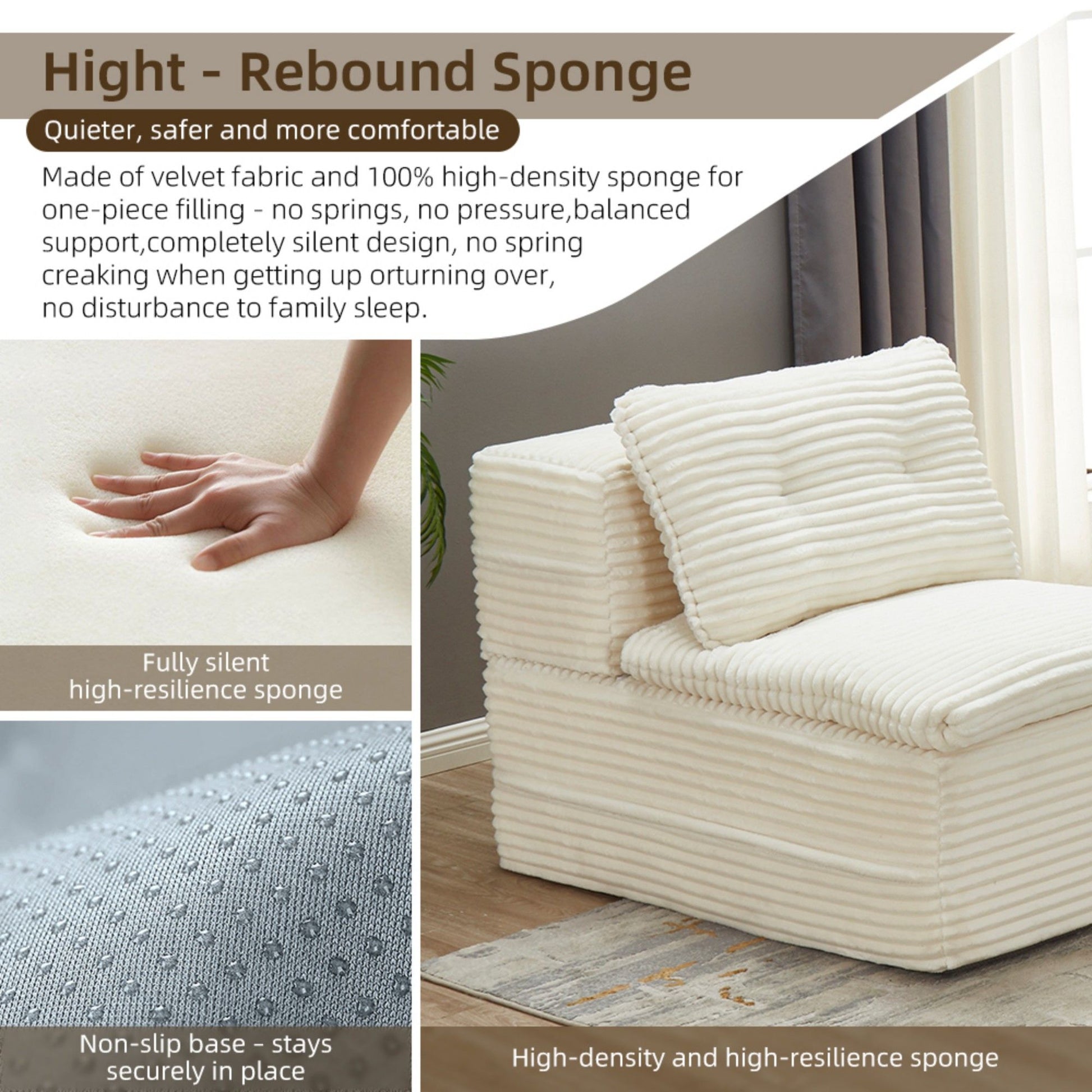 Multi Functional Sectional Sofa Bed With Independent Chaise Lounge And Functional Blanket - Best Buy Furniture