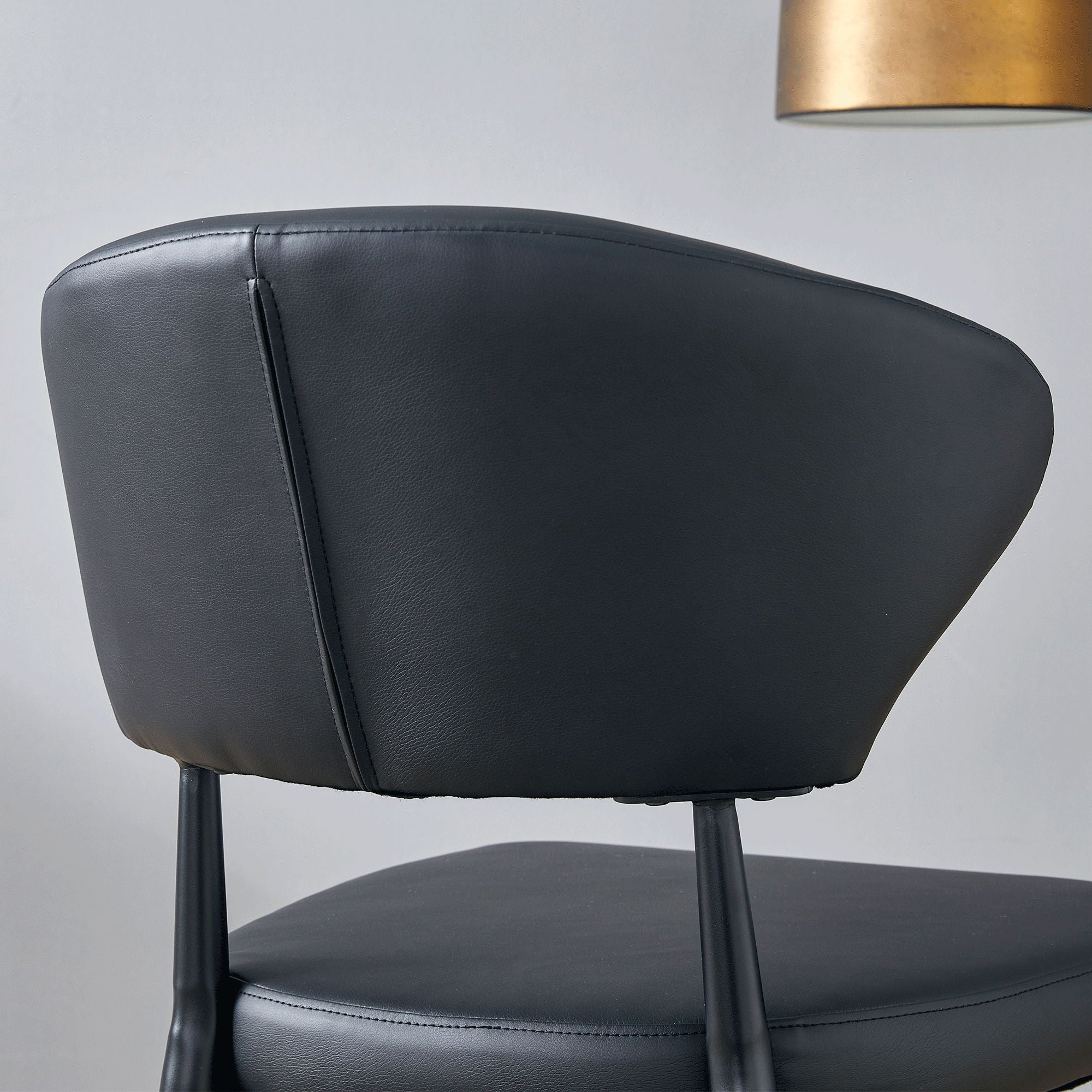 Minimalist Ergonomic Dining Chair With Curved Backres (Set of 4) - Best Buy Furniture