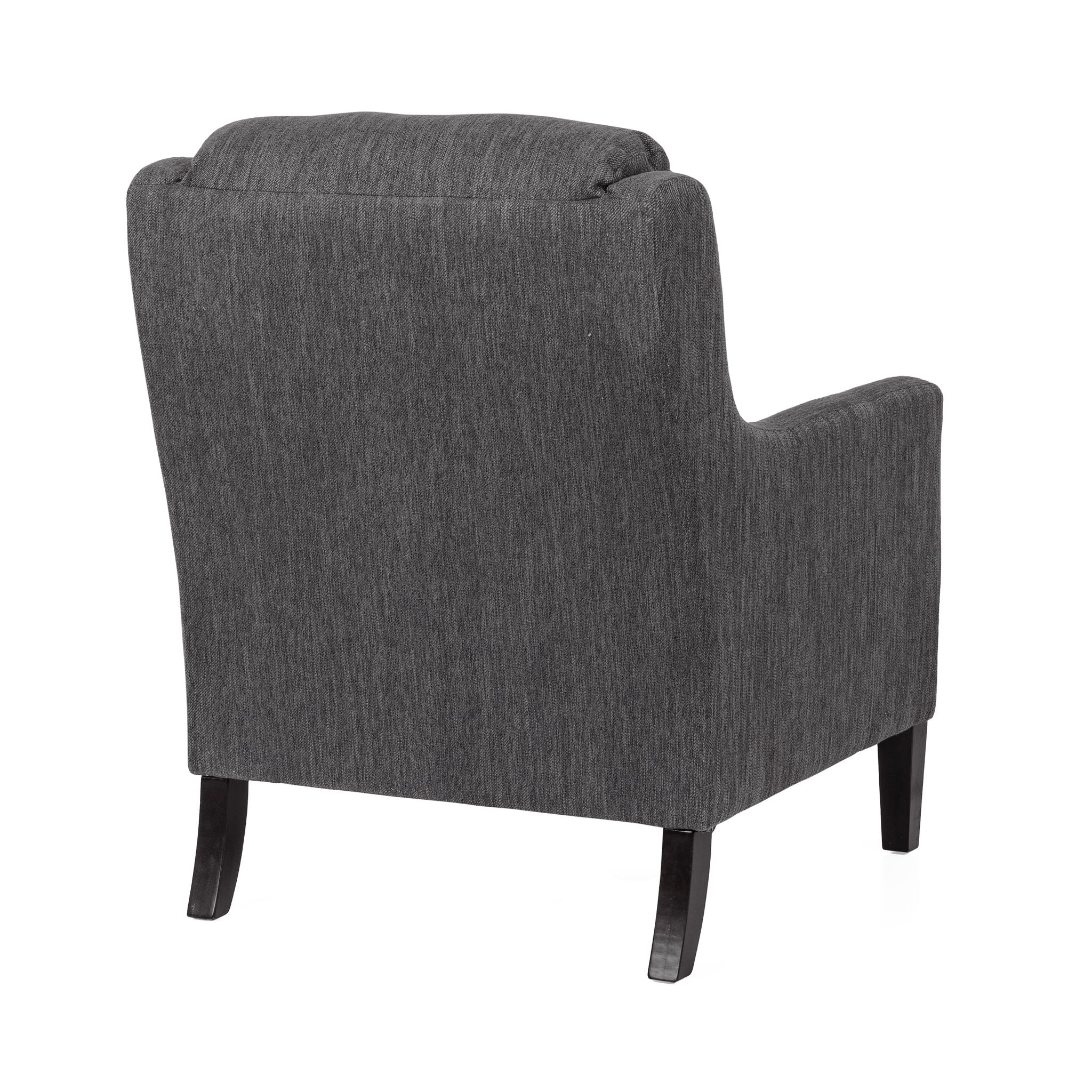 Contemporary Club Chair With Upholstered Fabric And Rubberwood Legs - Best Buy Furniture