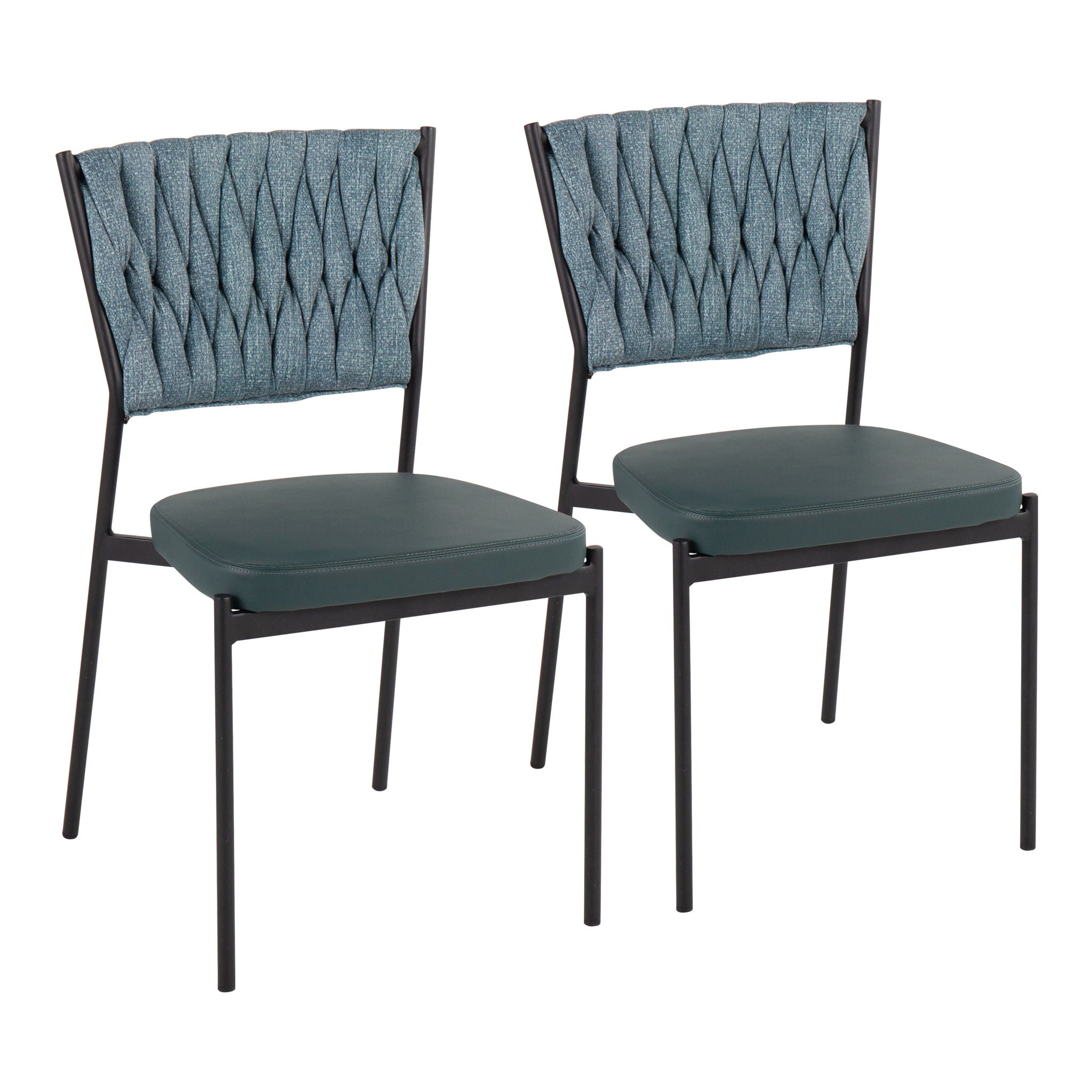Tania - Braided Contemporary Chair (Set of 2) - Best Buy Furniture