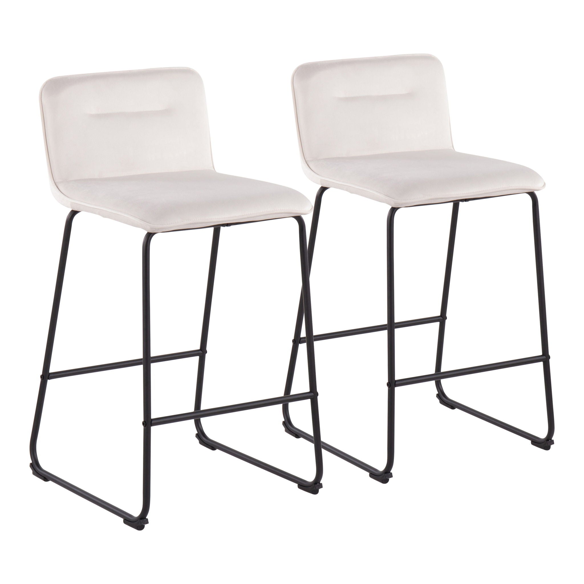 Casper - Fixed Height, Contemporary Counter Stool (Set of 2) - Best Buy Furniture