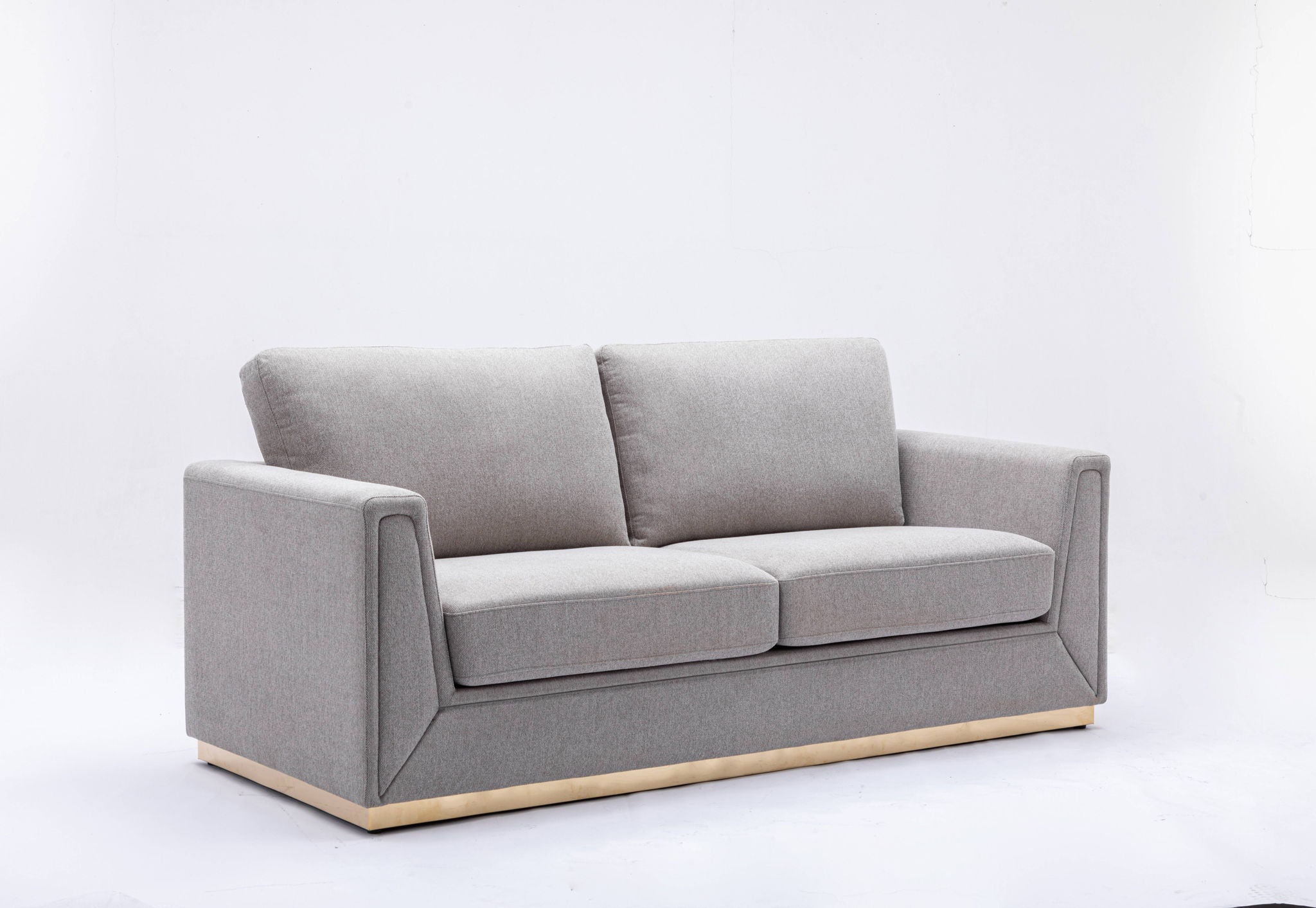 Valin - Linen Sofa For Living Room - Gray - Best Buy Furniture