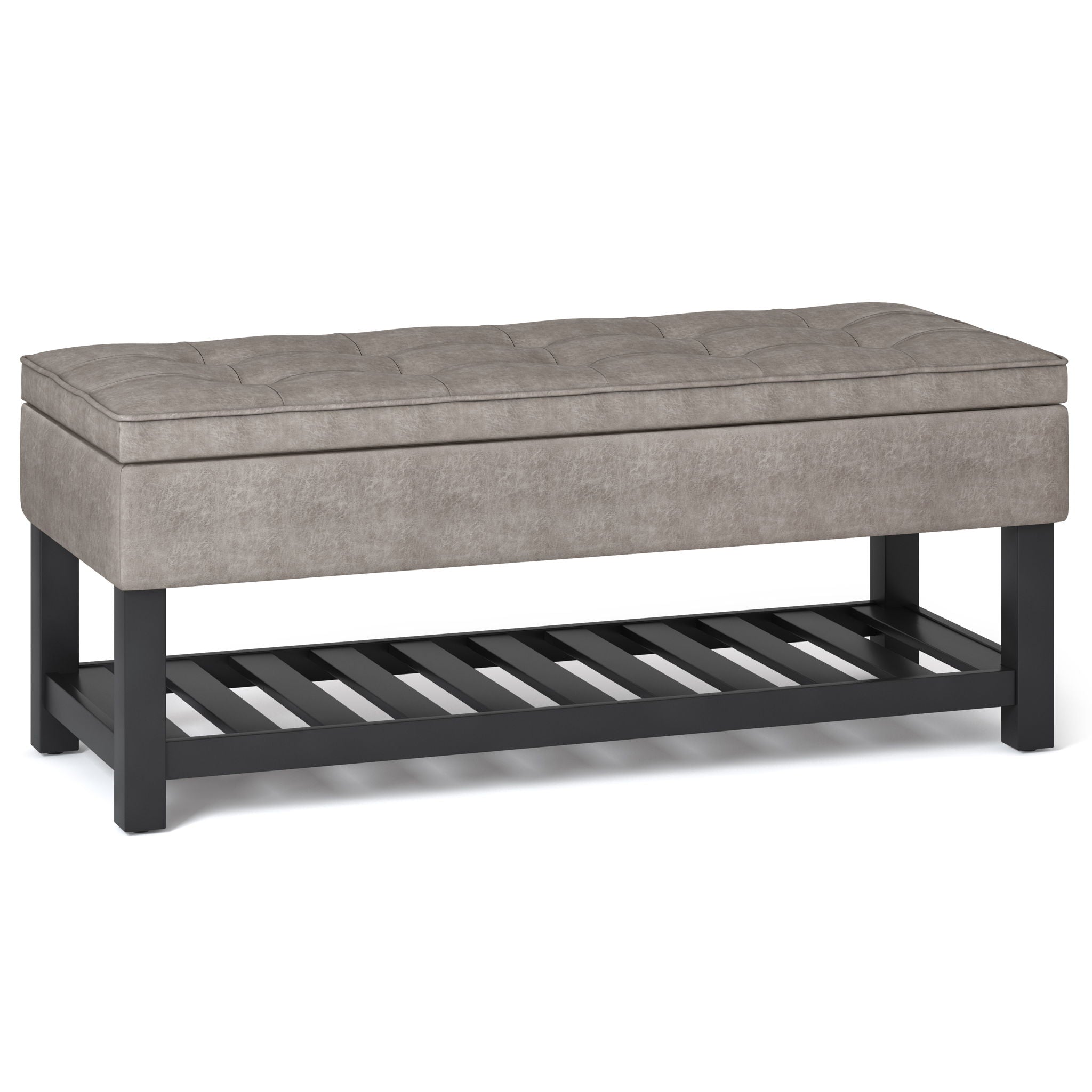 Cosmopolitan - Storage Ottoman Bench With Open Bottom - Best Buy Furniture