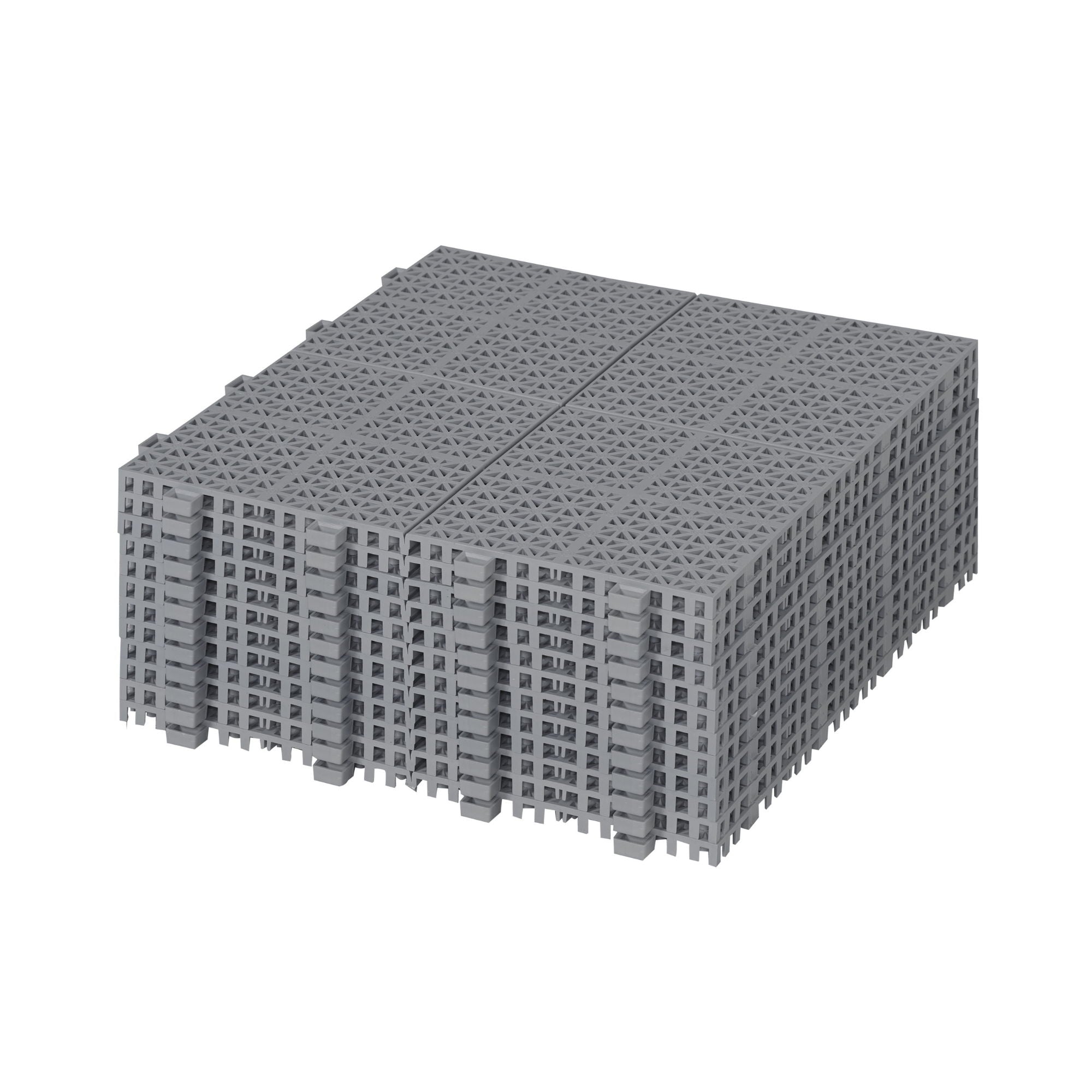 Interlocking Deck Tiles Plastic Waterproof Outdoor All Weather Anti-Slip Bathroom Shower Balcony Porch Strong Weight Capacity Upto 6613 Lbs, Rosette Pattern - Best Buy Furniture