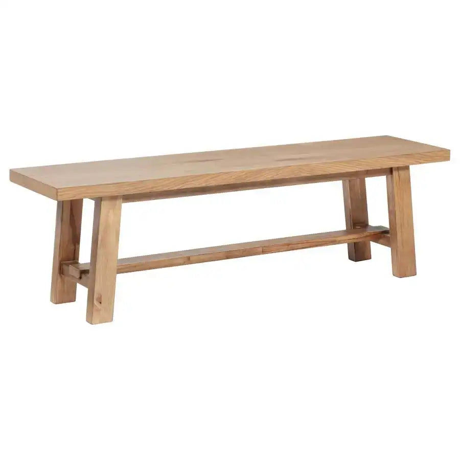 Middleton - Wood Backless Dining Bench Natural - Brown - Best Buy Furniture