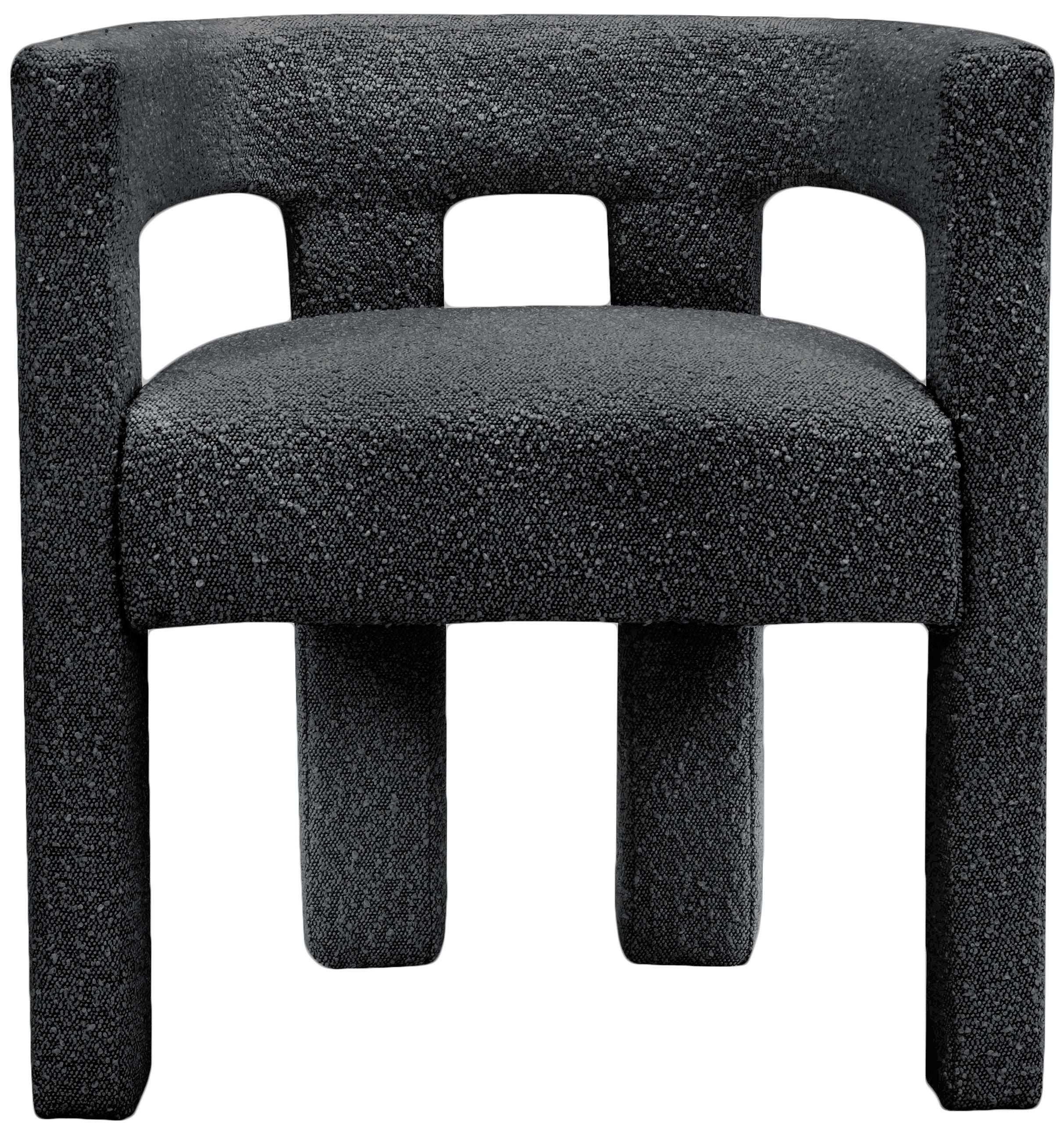 Athena - Boucle Fabric Dining Chair - Best Buy Furniture