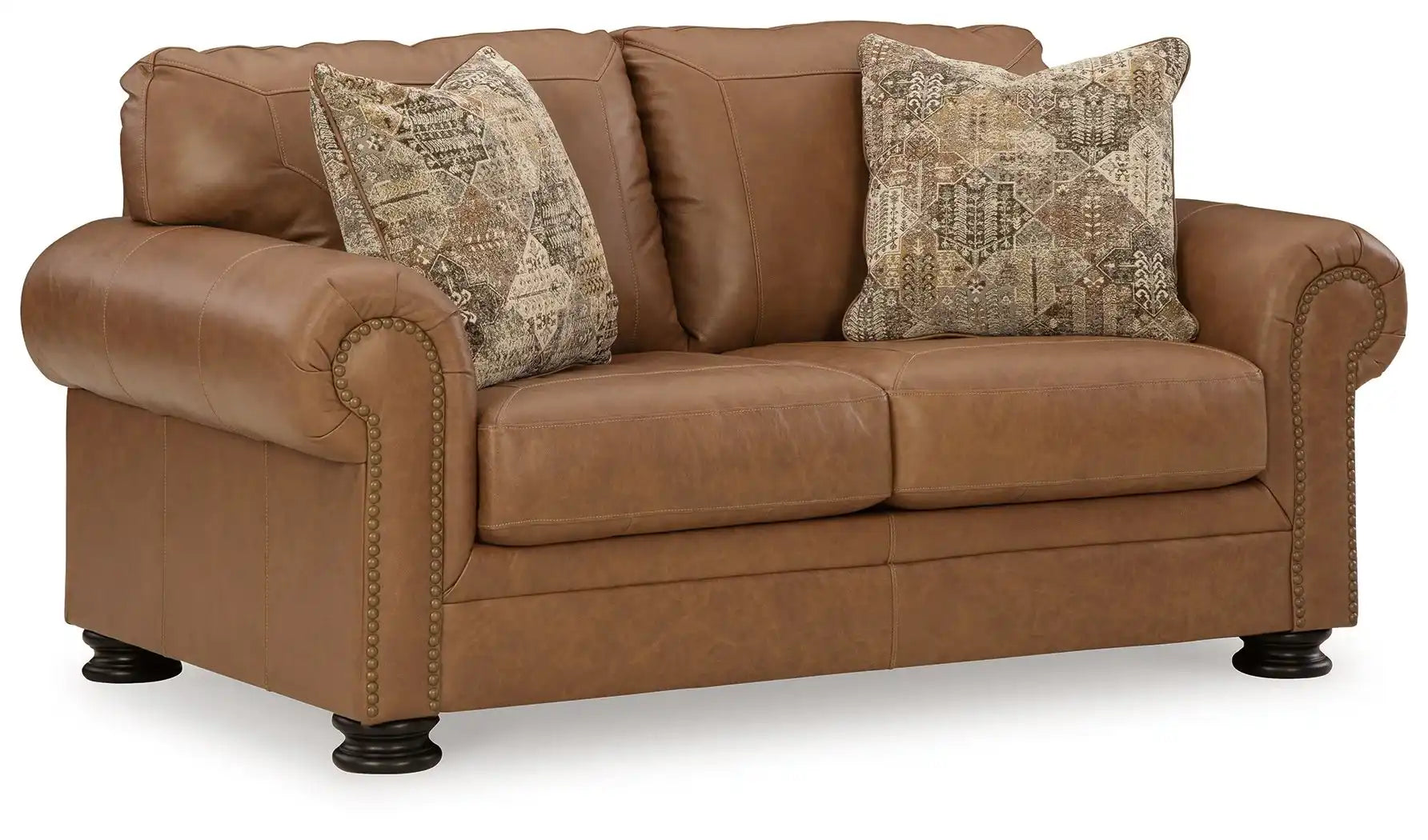 Carianna - Loveseat - Caramel - Best Buy Furniture