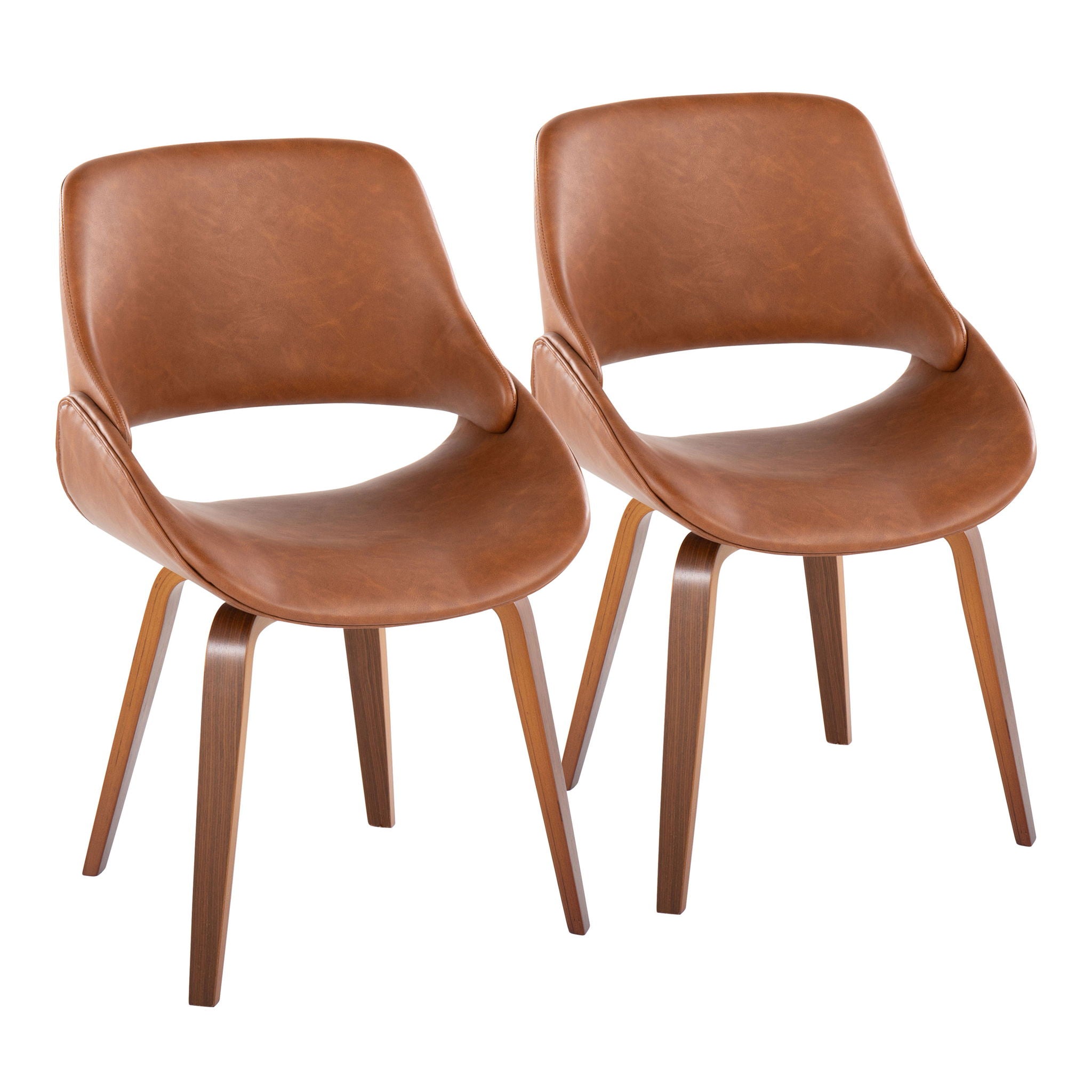 Fabrico - Mid Century Modern Style Dining Chair (Set of 2) - Best Buy Furniture