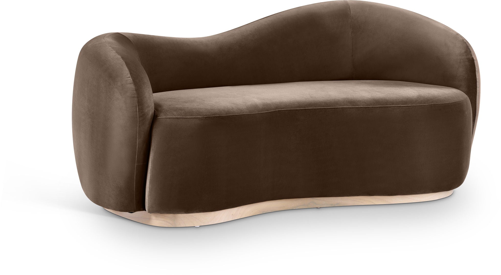 Gustavo - Velvet Upholstered Loveseat - Best Buy Furniture