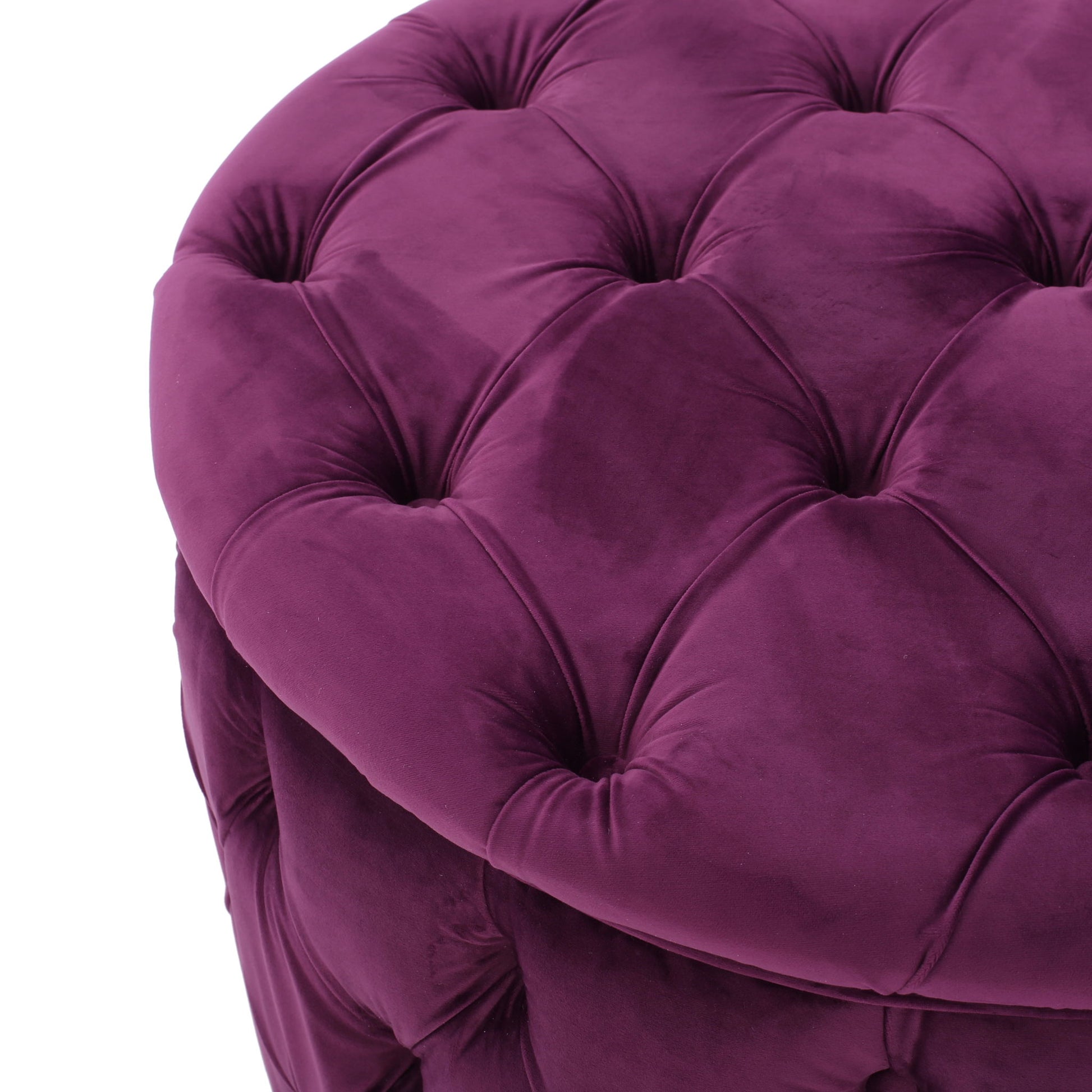 Modern Glam Ottoman Velvet - Best Buy Furniture