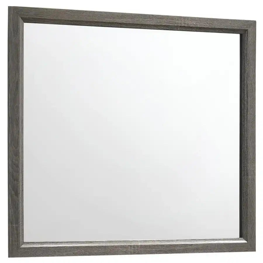 Watson - Dresser Mirror - Gray Oak - Best Buy Furniture