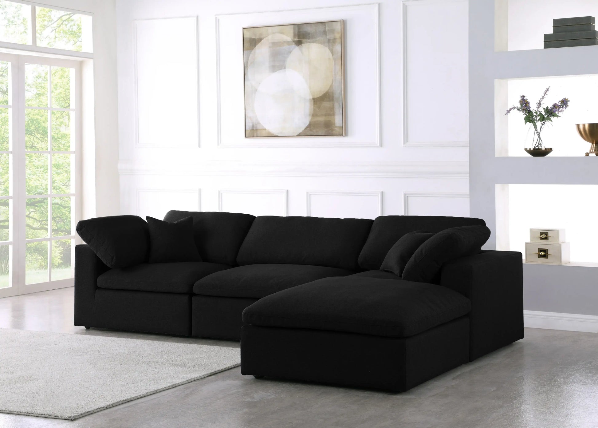 Serene - 4 Piece Modular Sectional - Best Buy Furniture