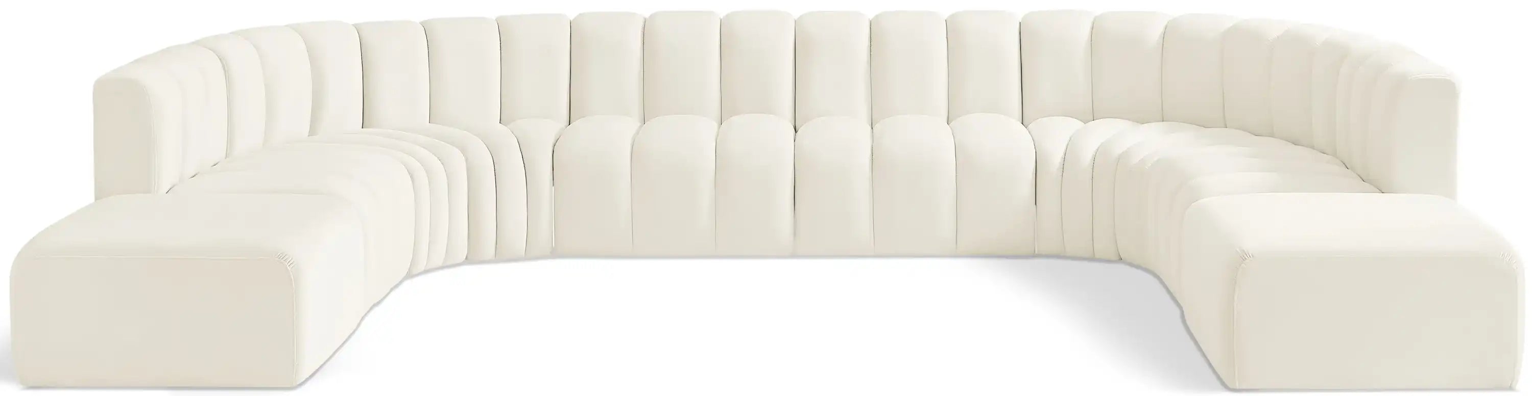 Arc - Velvet Modular Sectional - Best Buy Furniture