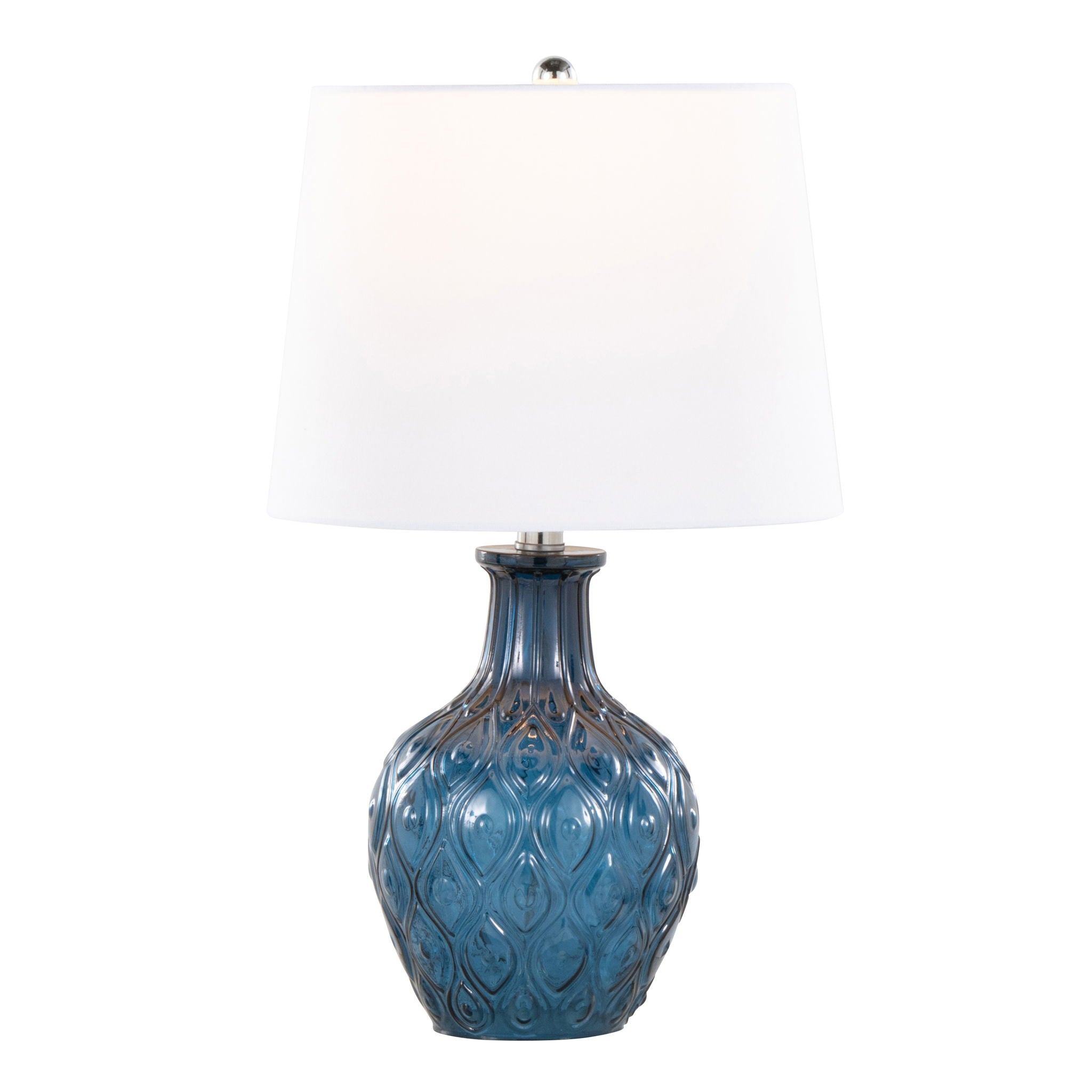 Gloria - Round Contemporary Lamp (Set of 2) - Best Buy Furniture