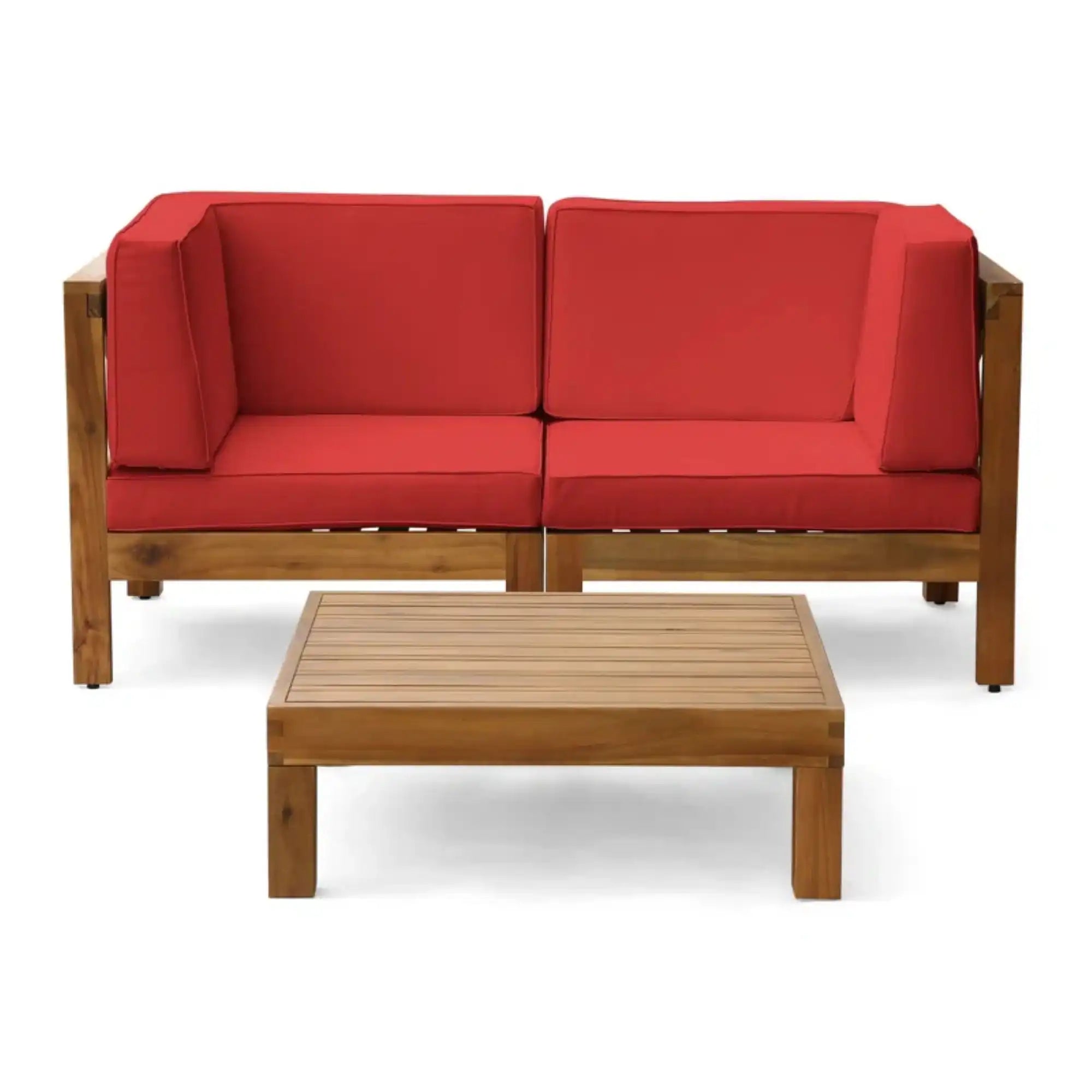 Oana - 3 Piece Love Seat Set With Coffee Table - Best Buy Furniture