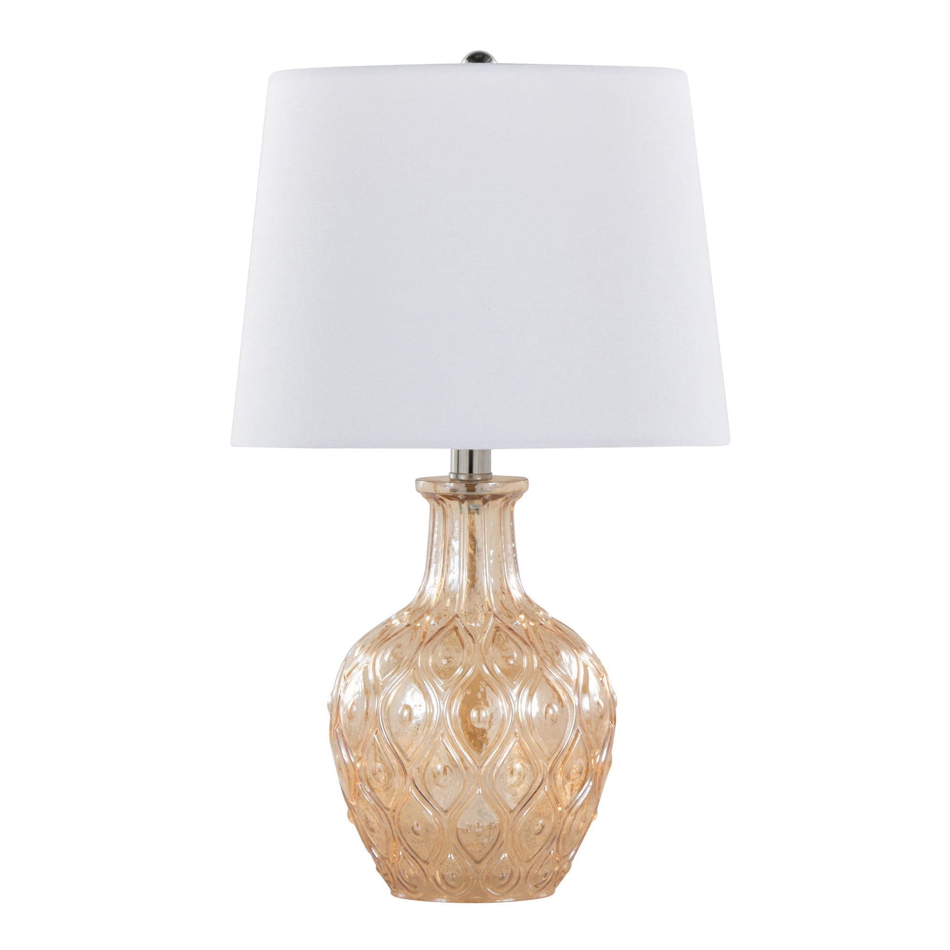Gloria - Round Contemporary Lamp (Set of 2) - Best Buy Furniture