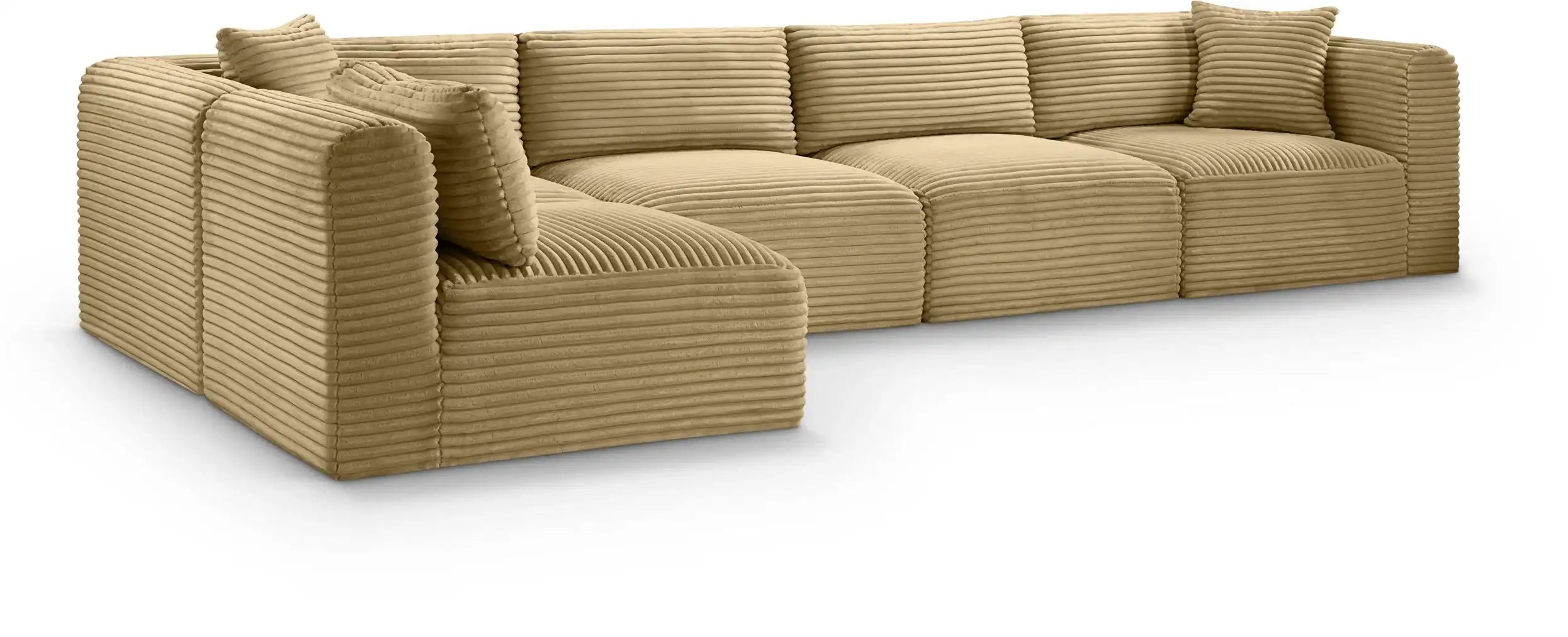Shaggy - 5 Piece Modular Sectional - Best Buy Furniture