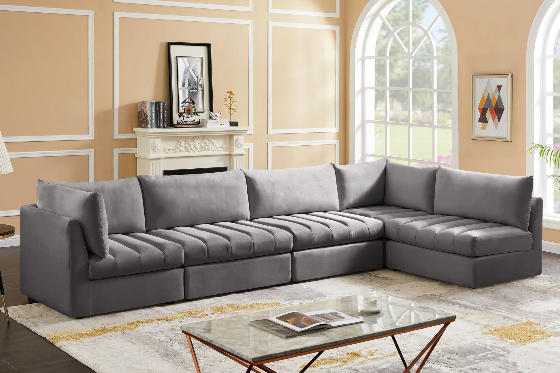 Jacob - 5 Pc. Modular Sectional - Best Buy Furniture