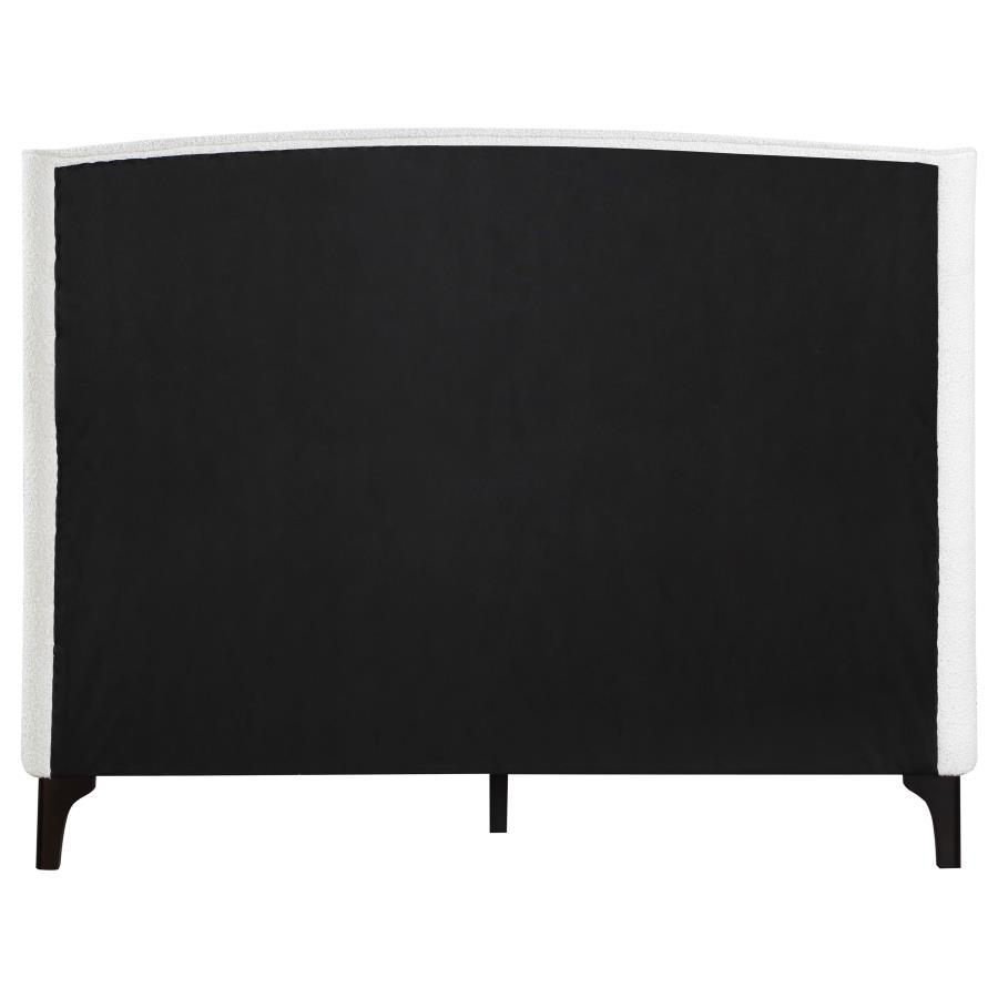 Mosby - Upholstered Wingback Bed - Best Buy Furniture