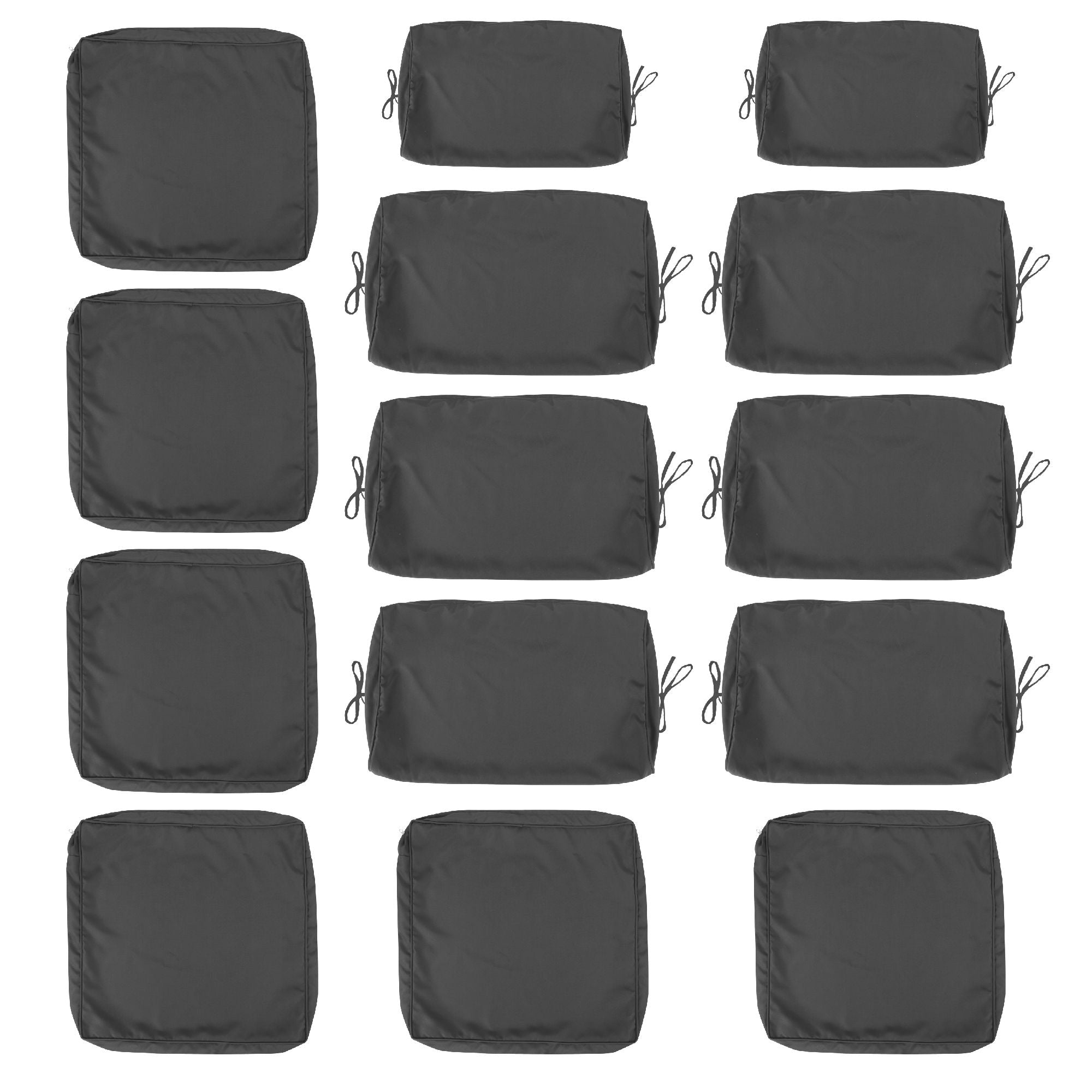 14 Pack Cushion Covers For 7 Piece Wicker Rattan Sectional Sofa - Best Buy Furniture