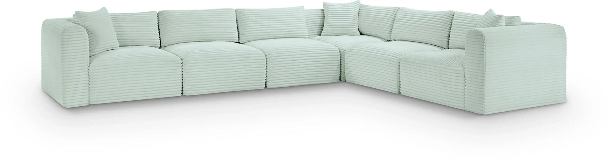 Shaggy - 6 Piece Modular Corner Sectional - Best Buy Furniture