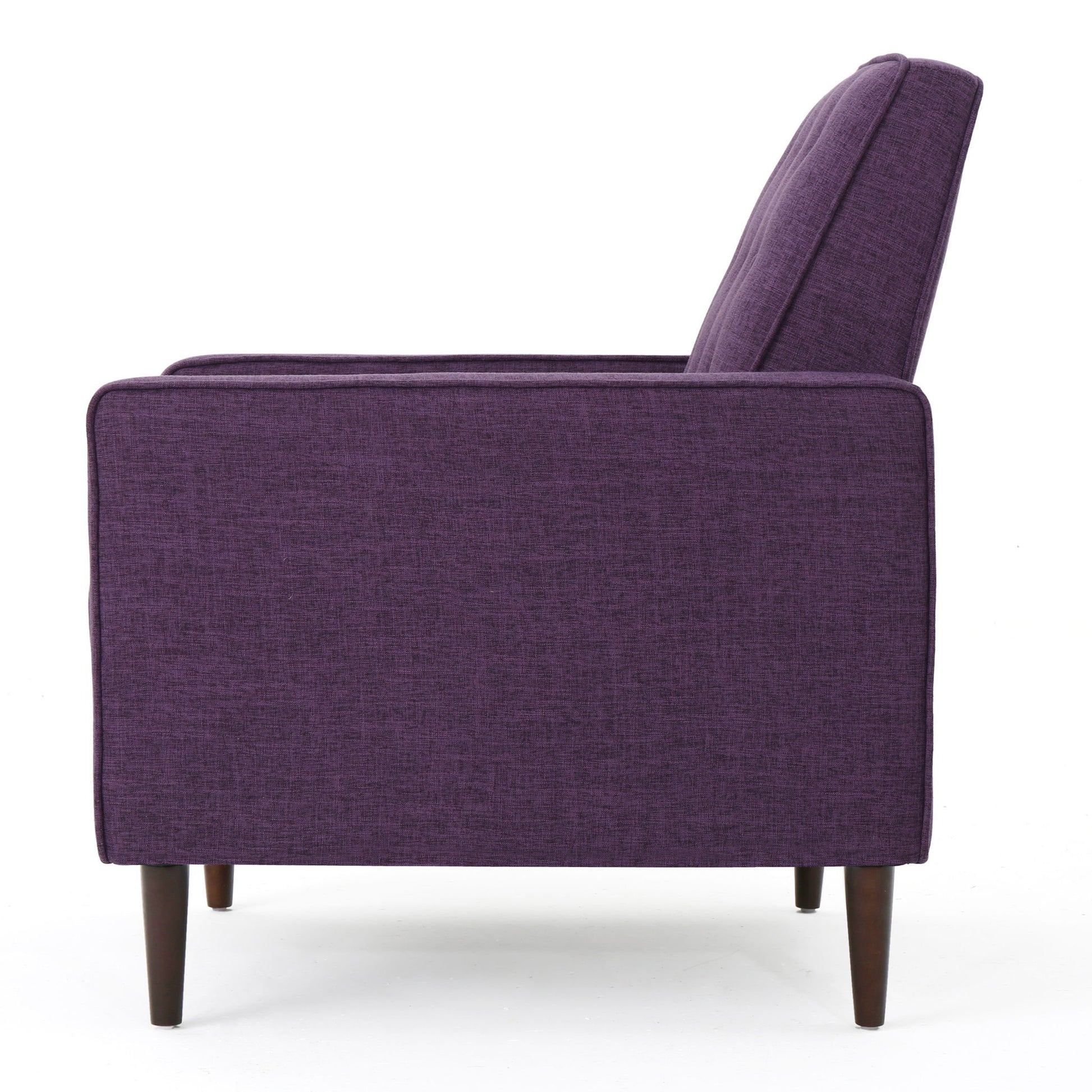 Mid-Century Modern Recliner With Button Tufted Waffle Stitch - Best Buy Furniture