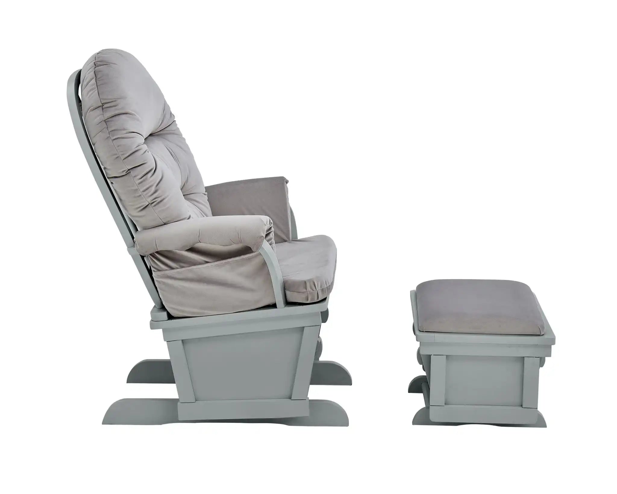 Madison - Glider And Ottoman - Gray - Best Buy Furniture