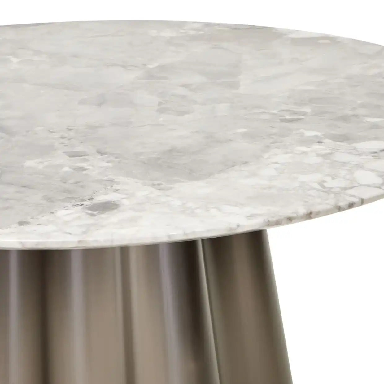 St. Charles - Round Dining Table - Dove Gray - Best Buy Furniture