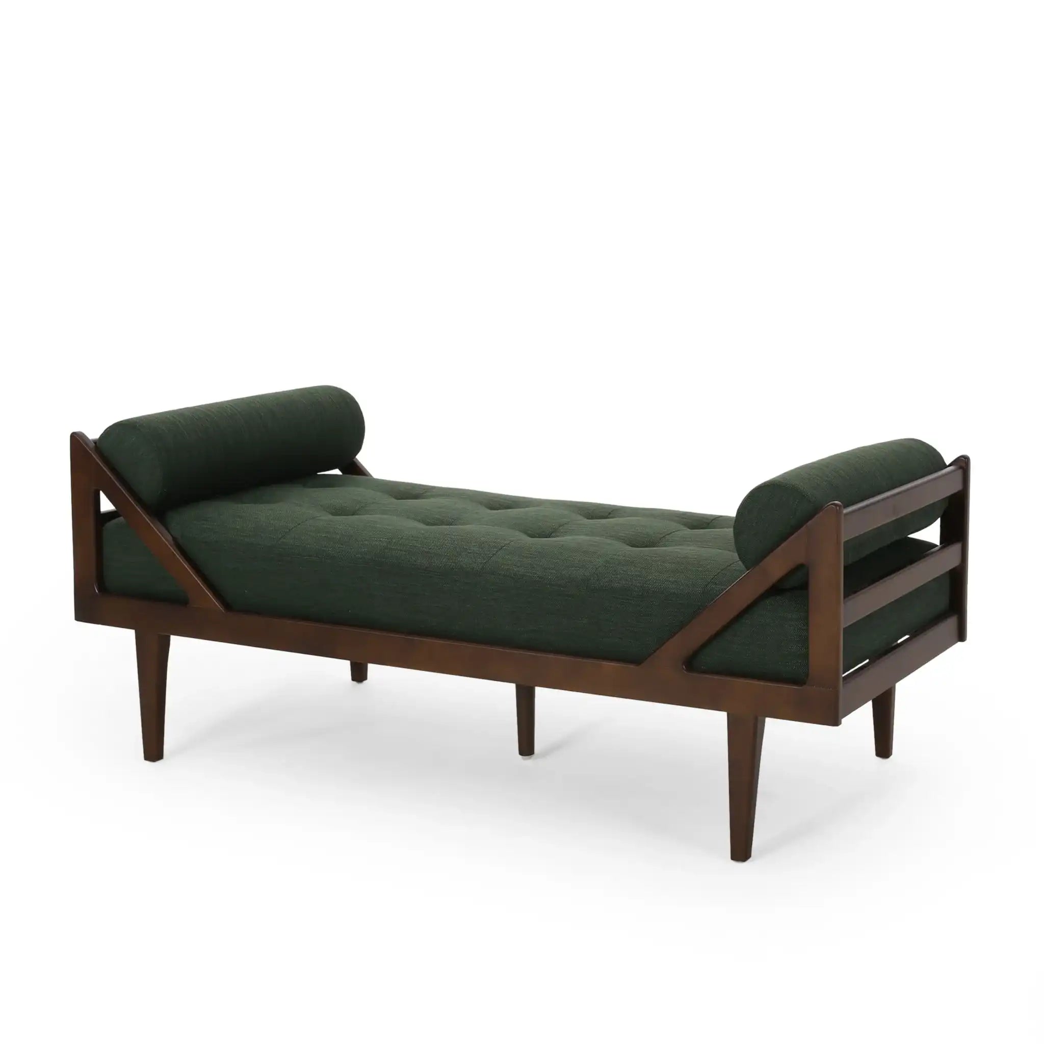 Chic Contemporary Chaise Lounge With Button Tufting And Bentwood Structure - Best Buy Furniture