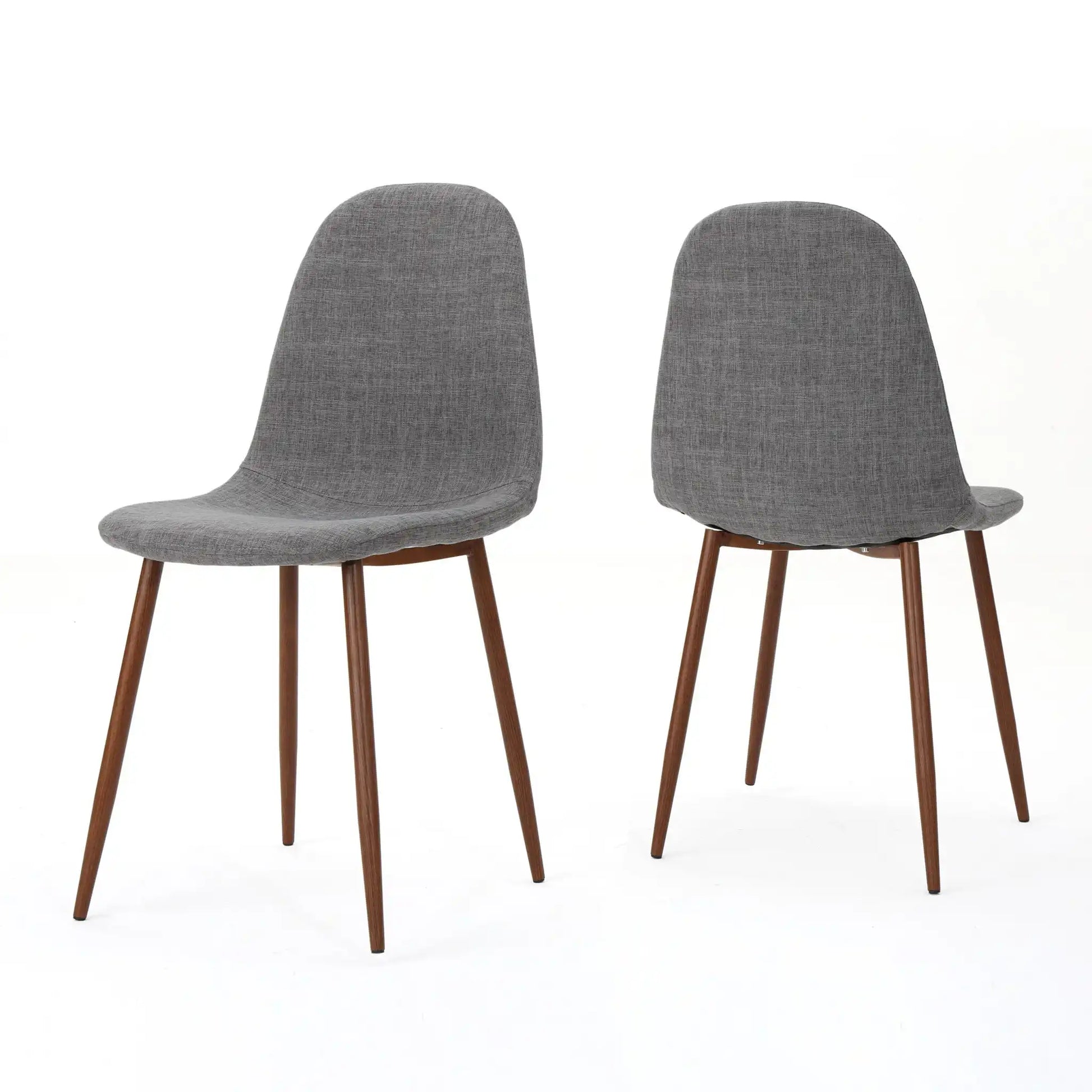 Modern Minimalist Fabric Dining Chair With Iron Legs - Best Buy Furniture