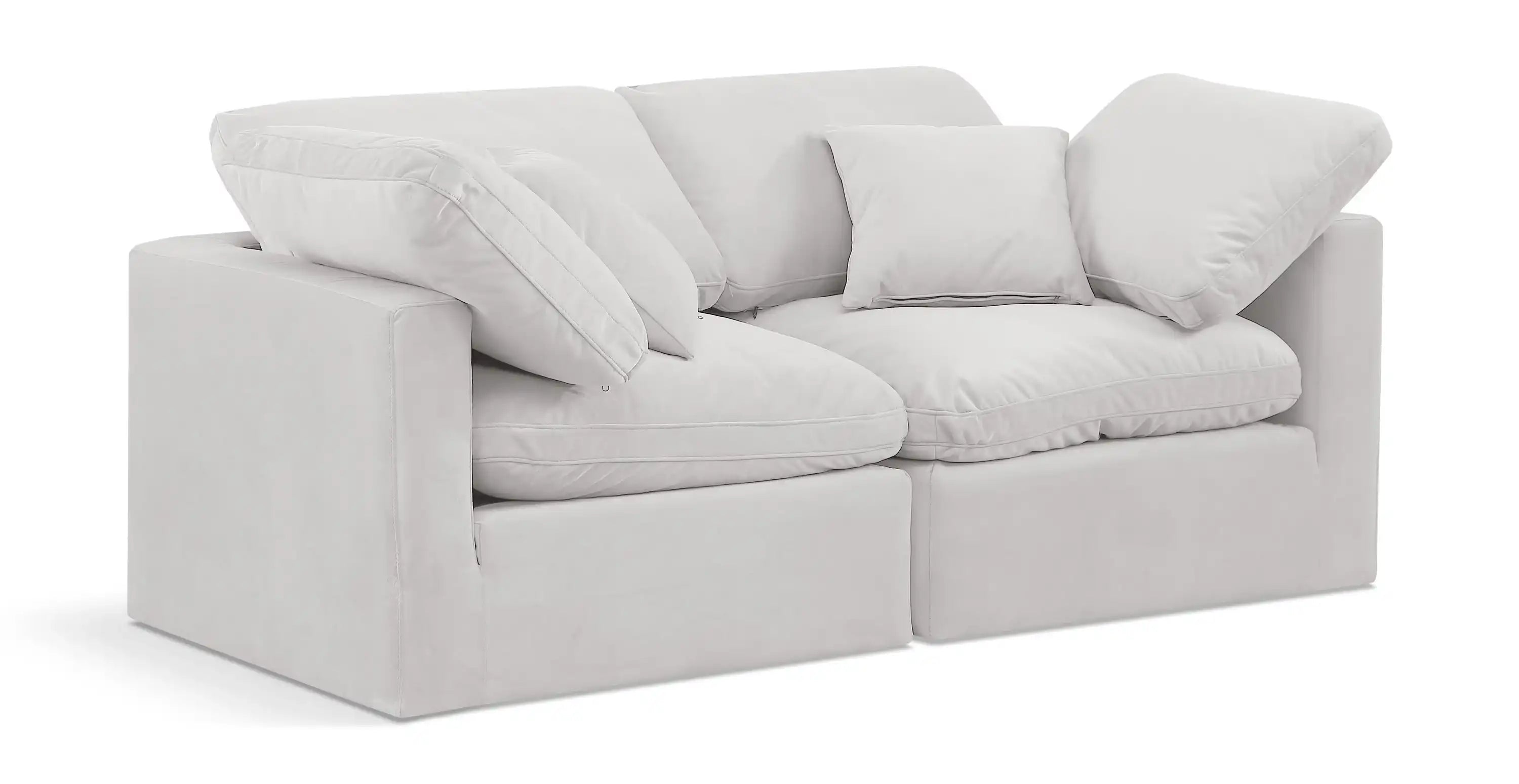 Indulge - Velvet 2 Seat Modular Sofa - Best Buy Furniture