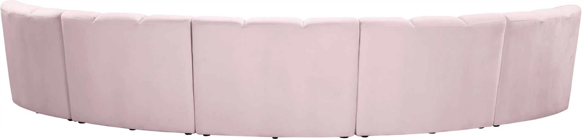 Infinity - 5 Piece Velvet Modular Sectional - Best Buy Furniture