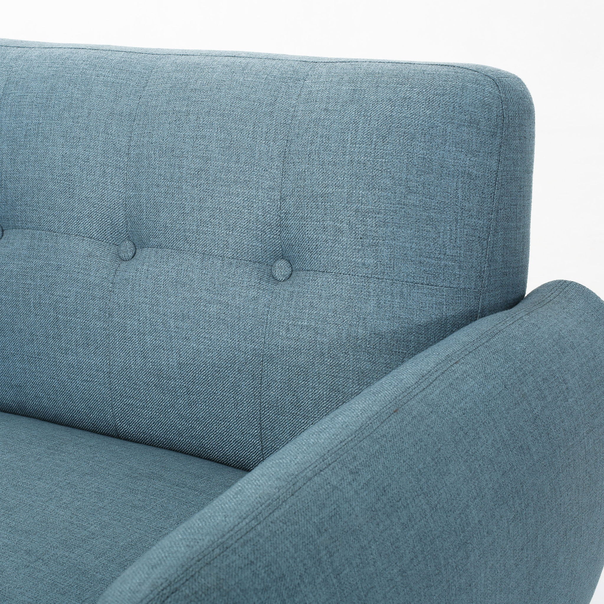 Modern Loveseat Sofa With Button Tufted Backrest - Best Buy Furniture