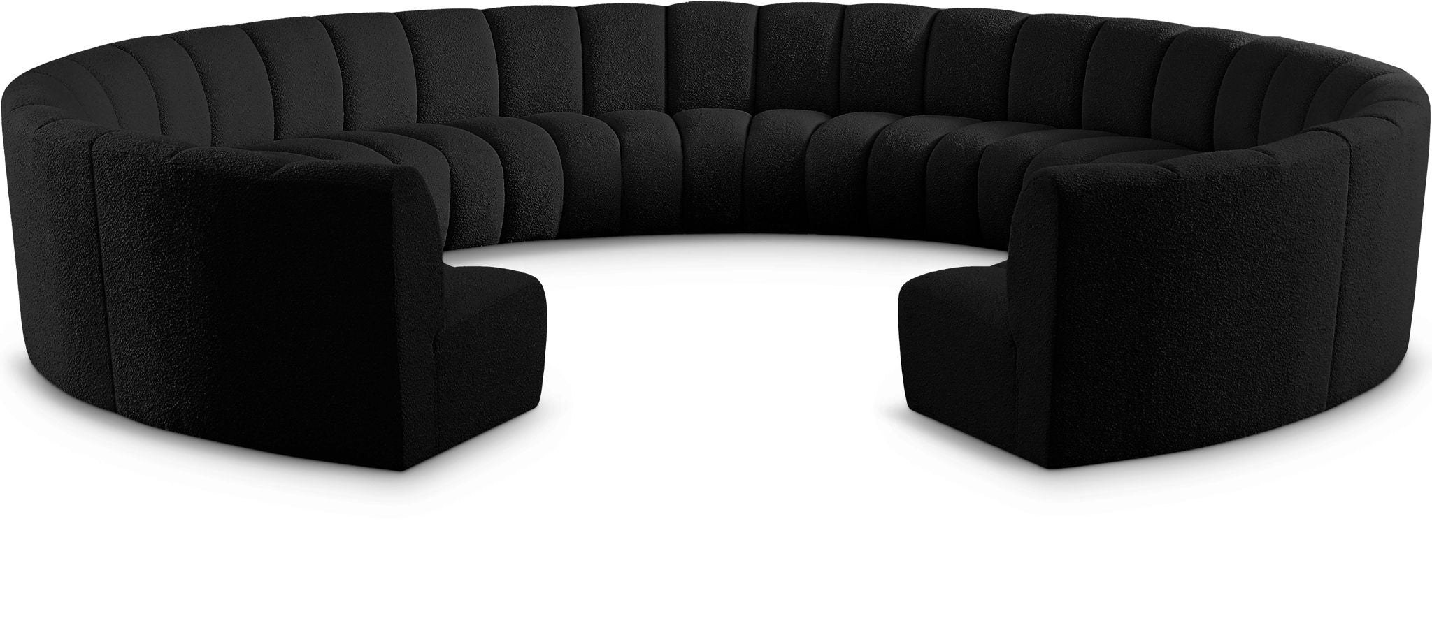 Infinity - 11 Piece Boucle Modular Sectional - Best Buy Furniture