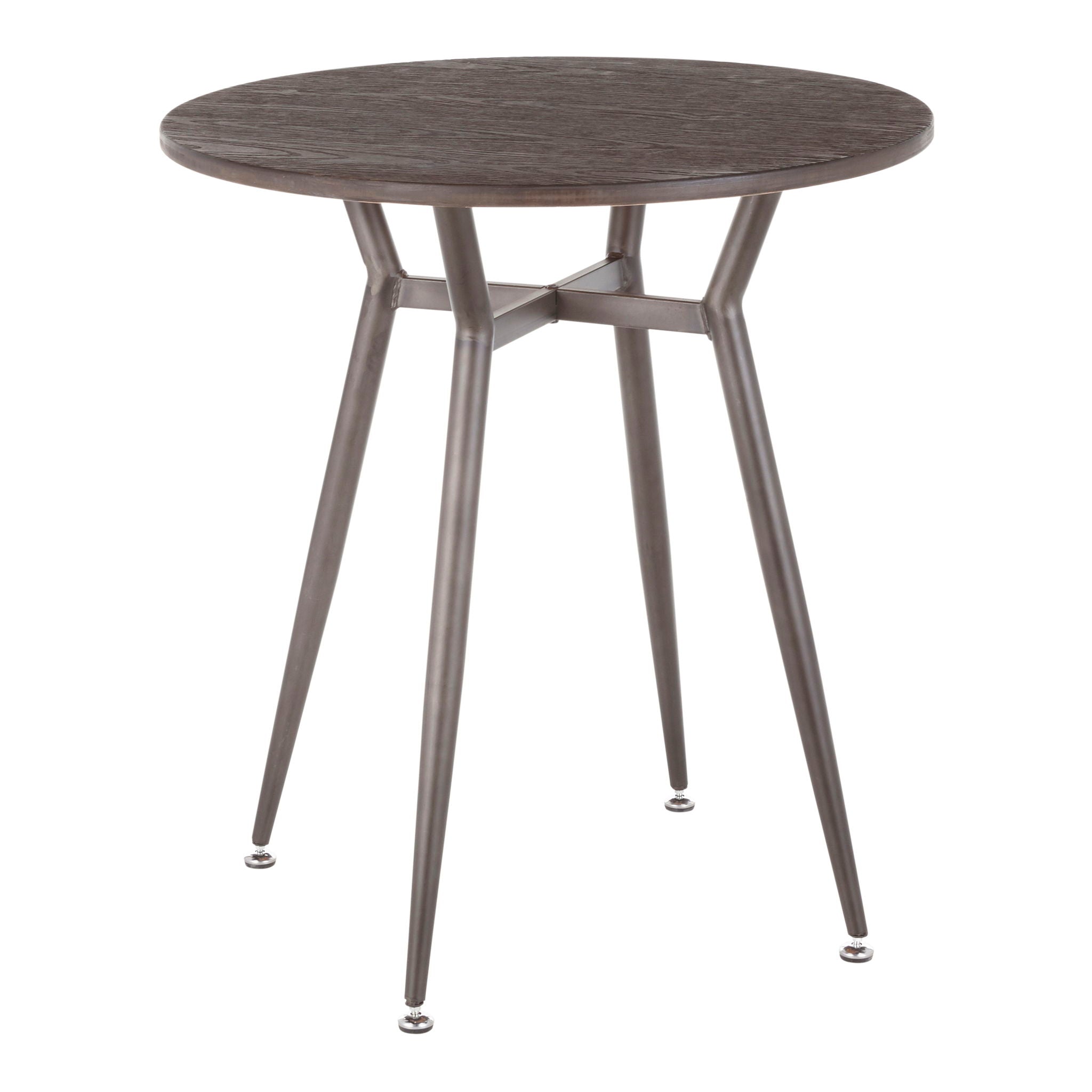 Clara - Industrial Round Dinette Table - Best Buy Furniture