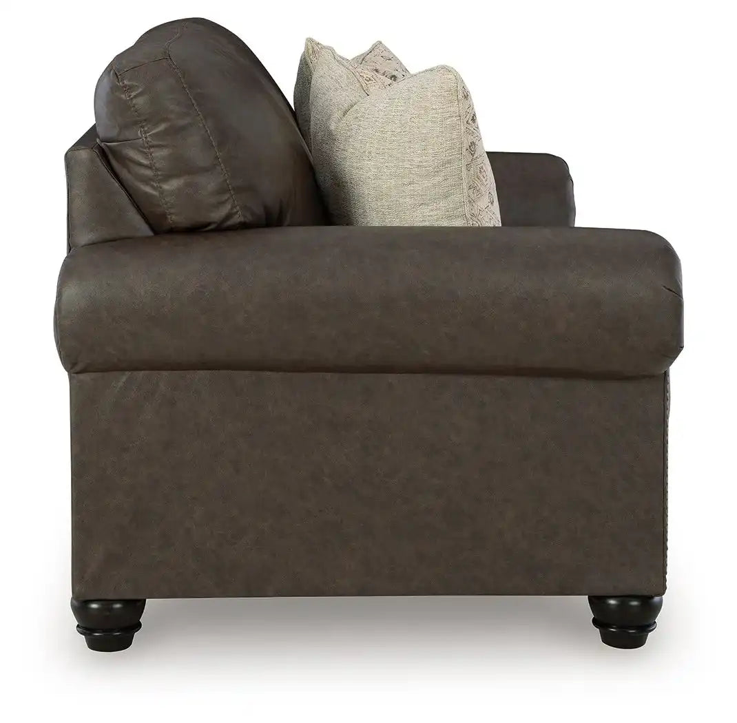 Roxmere - Loveseat - Umber - Best Buy Furniture
