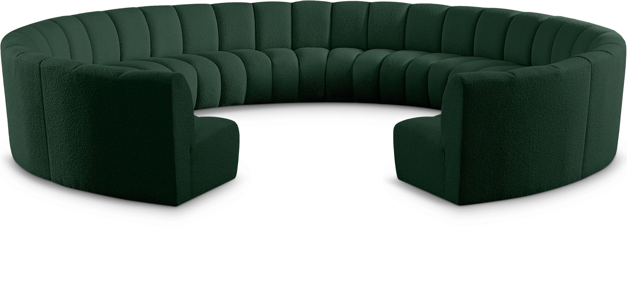 Infinity - 11 Piece Boucle Modular Sectional - Best Buy Furniture