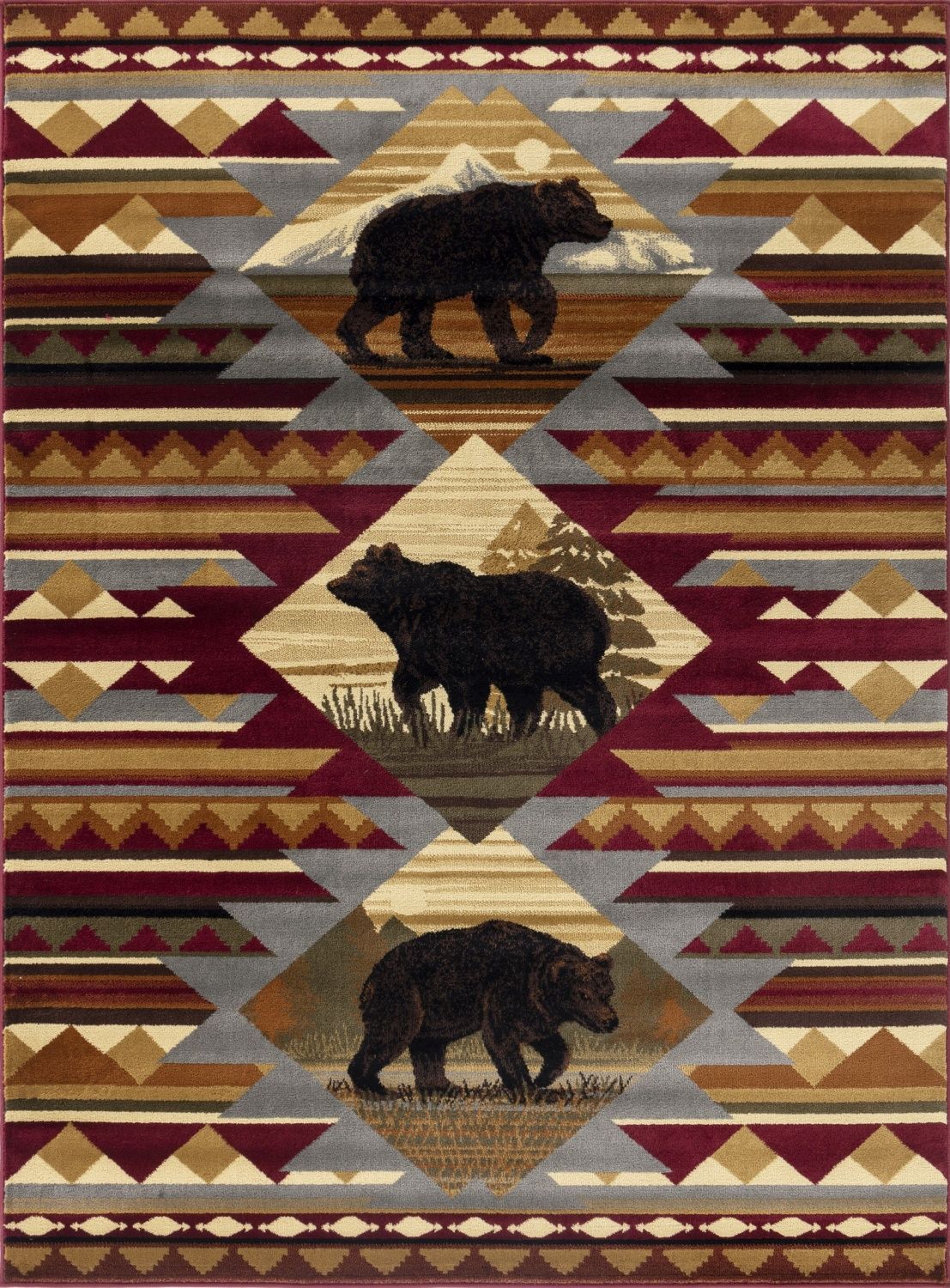 Nature's Nest - GC_CBL3001 Lodge Area Rug - Best Buy Furniture