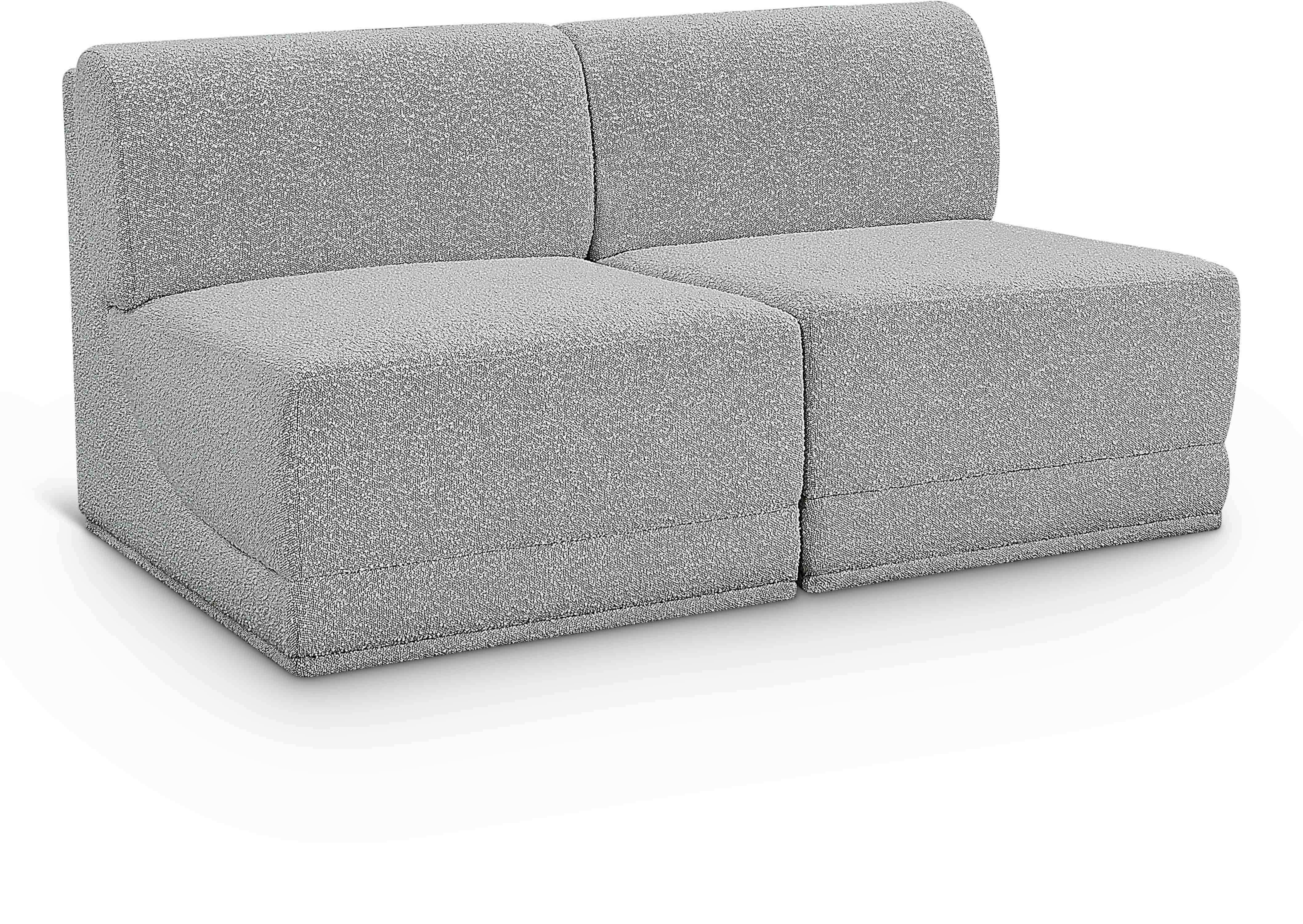 Ollie - 2 Seat Armless Modular Sofa - Best Buy Furniture