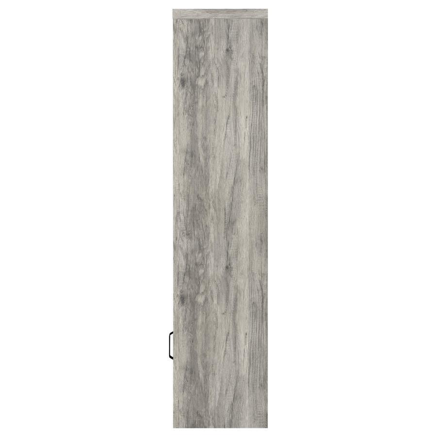 Burke - 3 Piece TV Entertainment Center - Gray Driftwood - Best Buy Furniture
