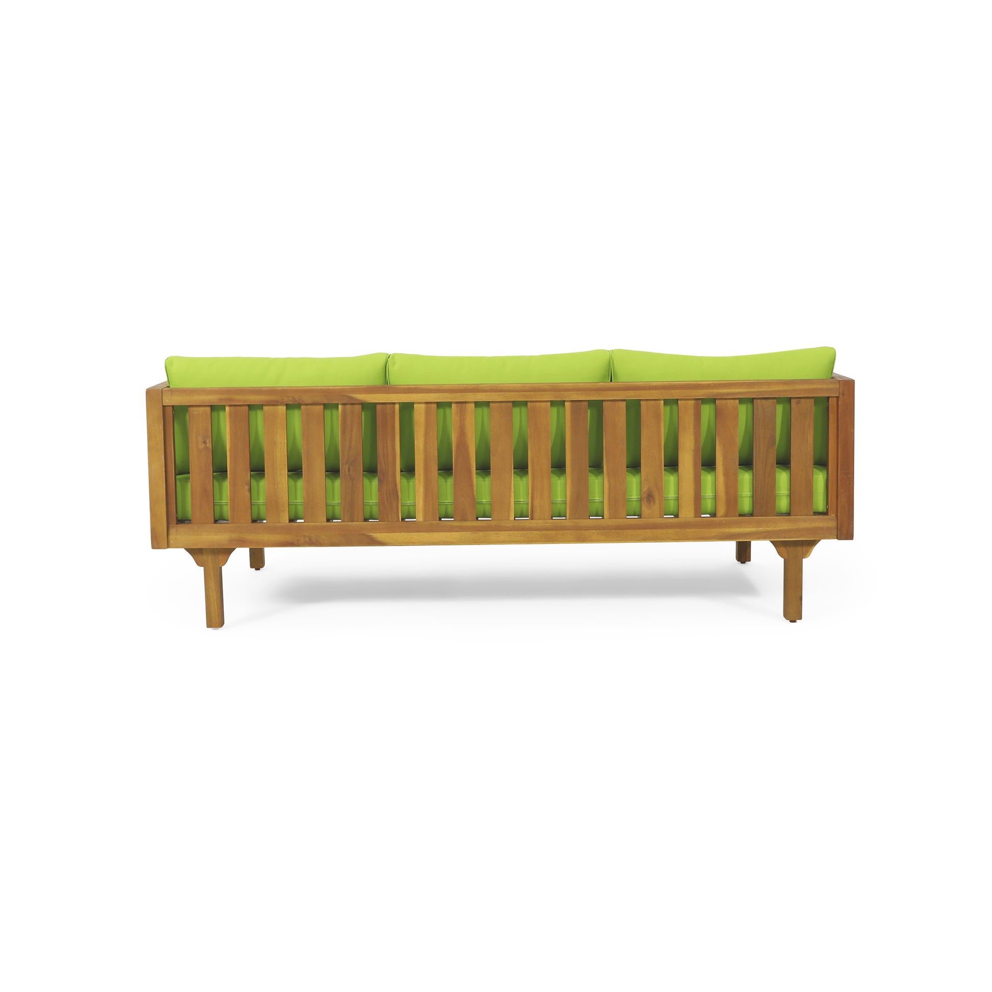Claremont - 3 Seater Daybed Teak Acacia Wood Water Resistant Cushions - Best Buy Furniture