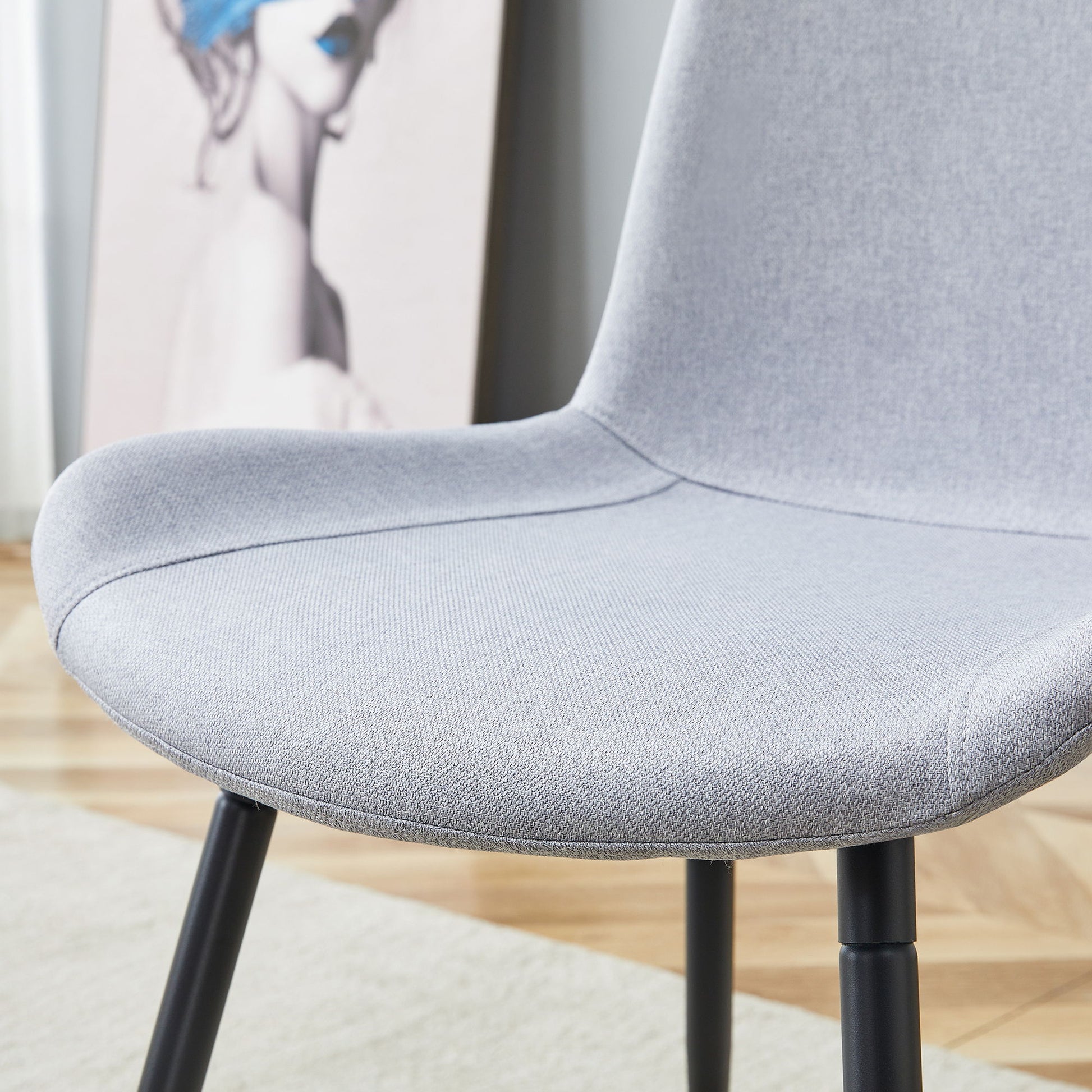 Modern Medieval Style Restaurant Cushioned Chairs With Suede Backrests - Best Buy Furniture