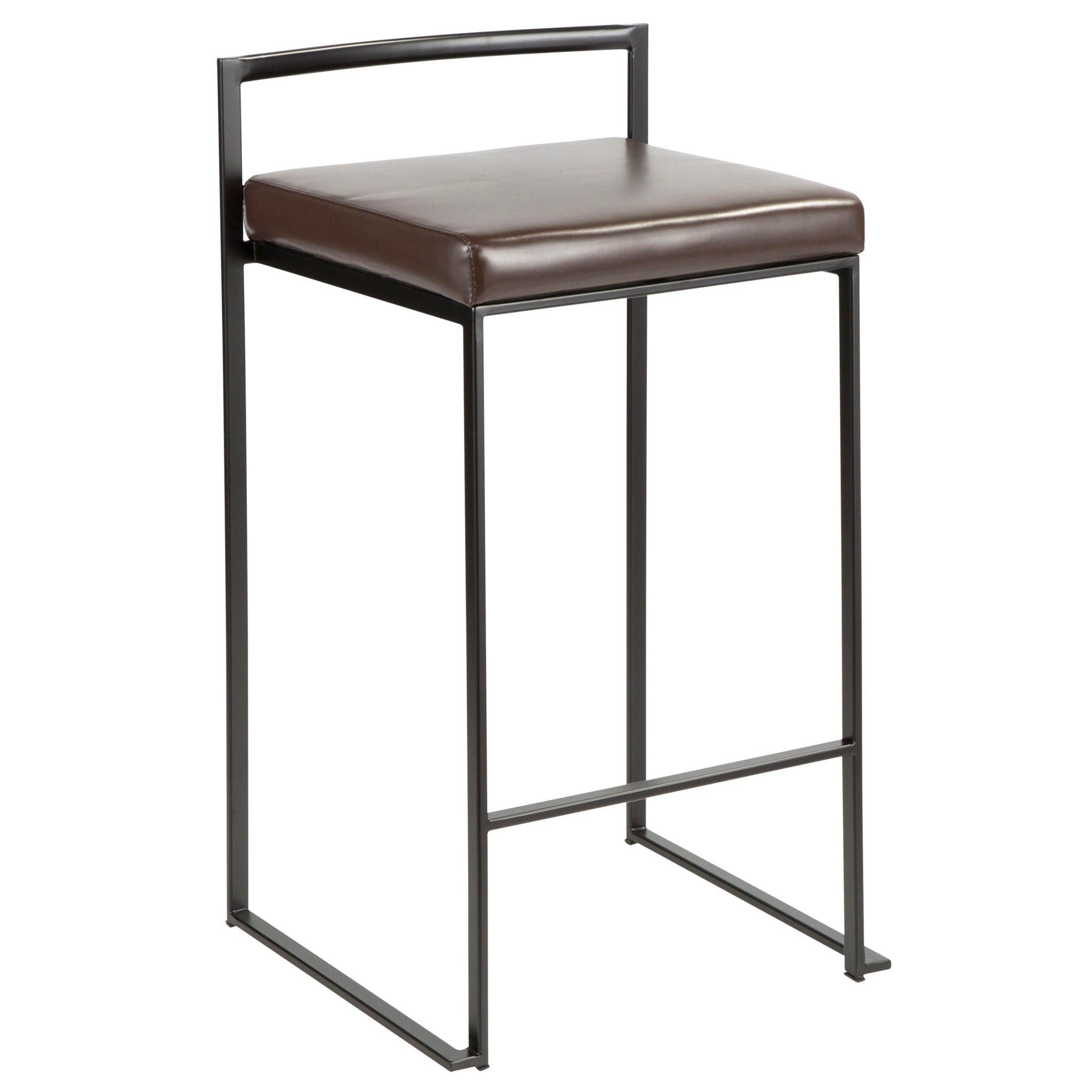 Fuji - Contemporary Style Stackable Counter Stool - Best Buy Furniture