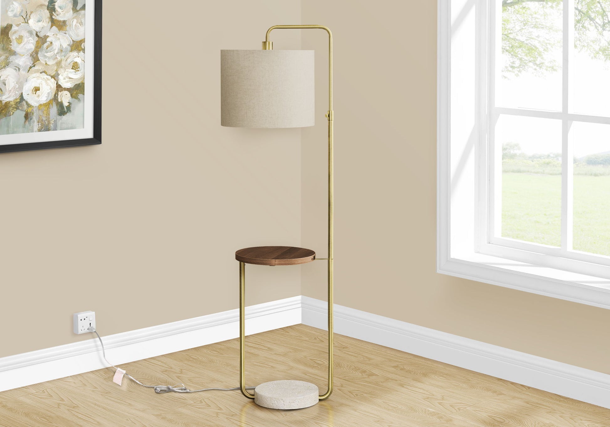 Floor Lamp Usb Port Included Lighting - Best Buy Furniture